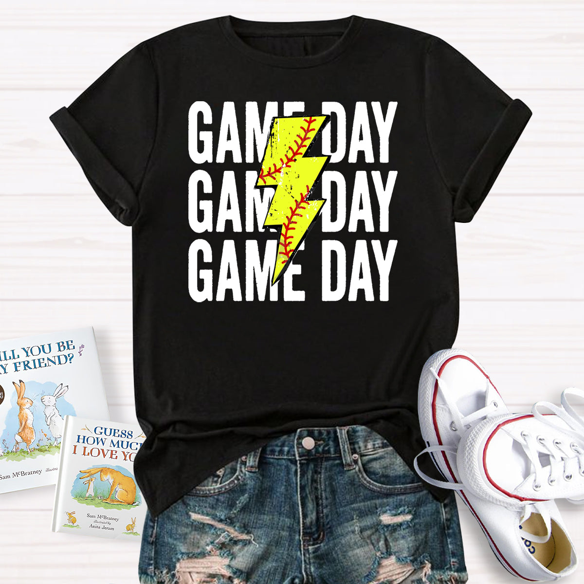 Game Day Lightning Bolt T-Shirt