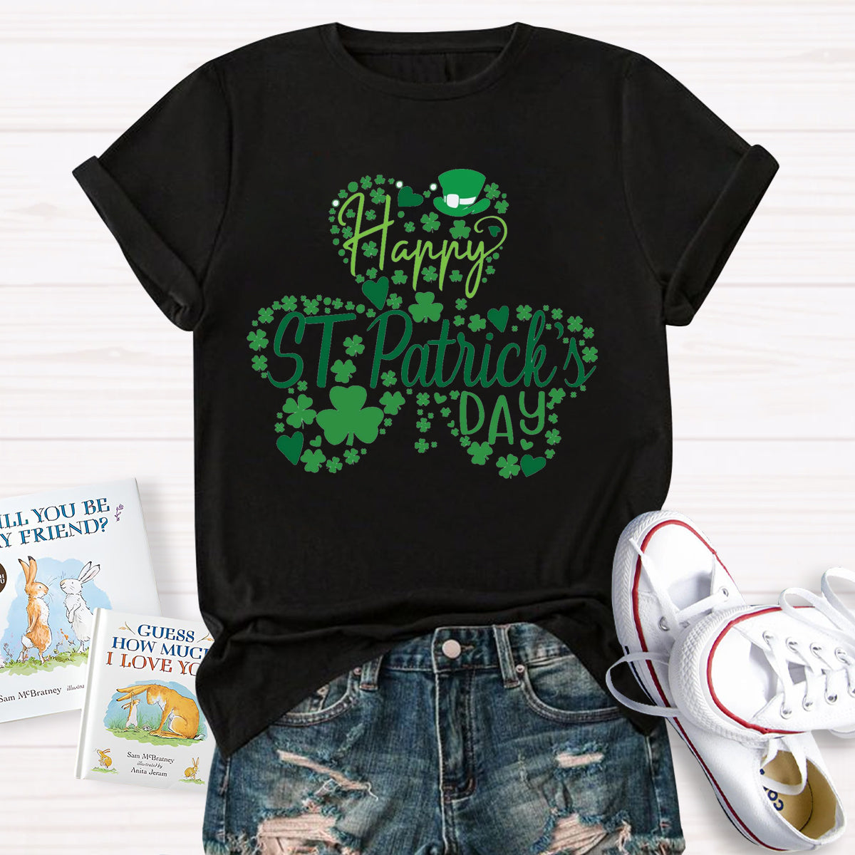 Happy St Patrick's' Day Teacher T-Shirt