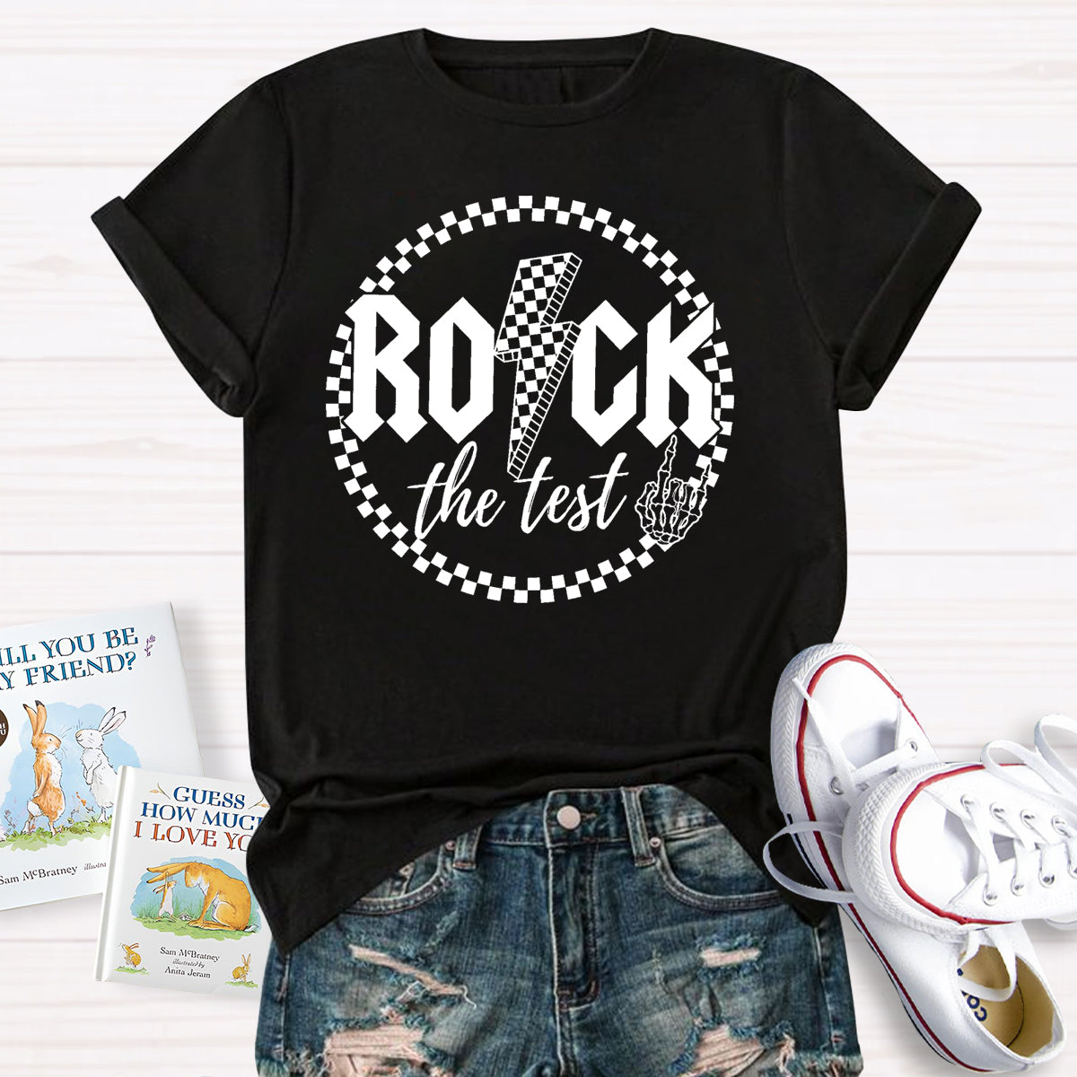 Rock The Test Teacher T-Shirt