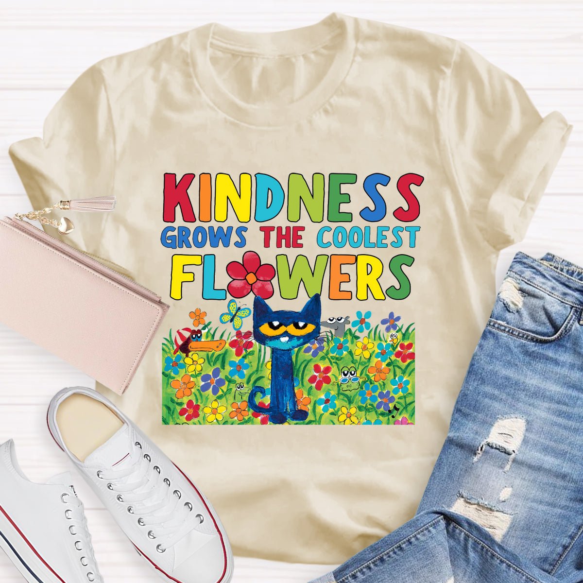 Kindness Grows The Coolest Flowers T-Shirt