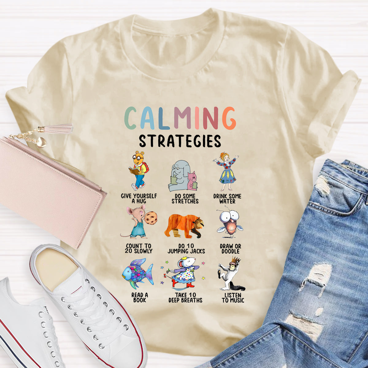 Calming Strategies Sped Classroom Teacher T-Shirt