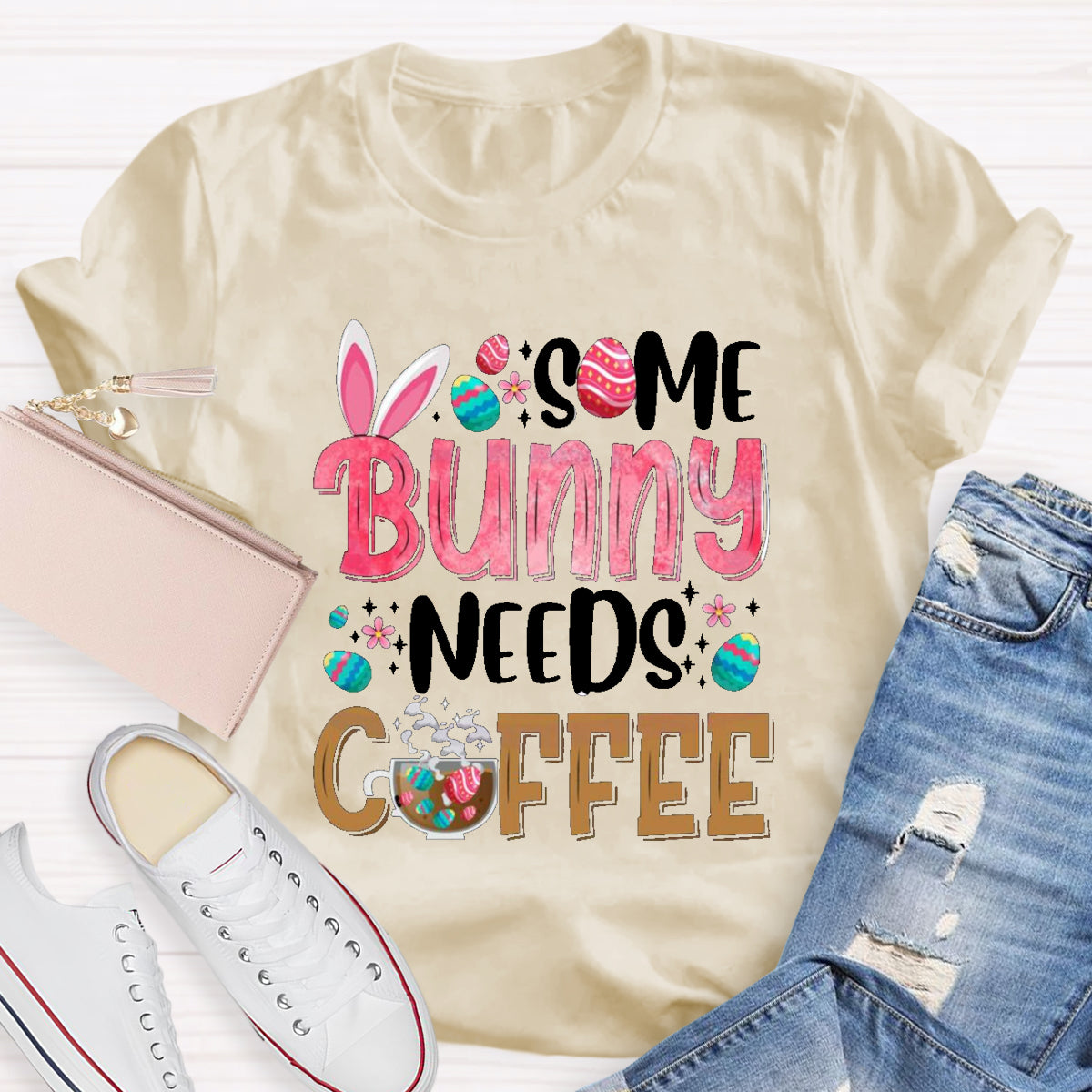 Some Bunny Needs Coffee T-Shirt