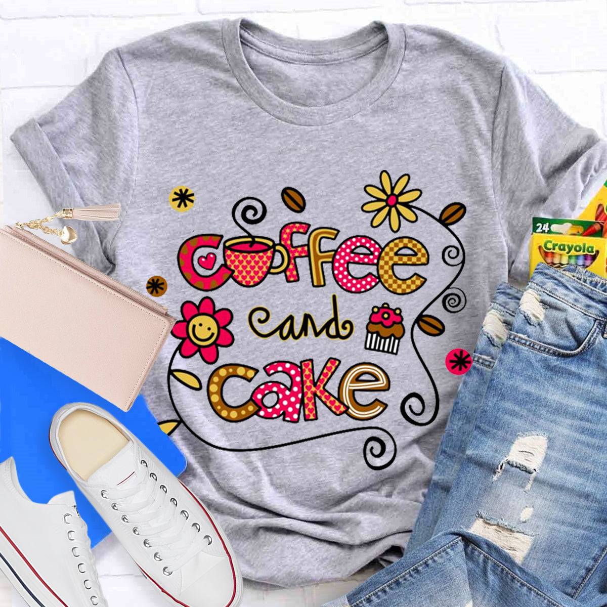 Coffee And Cake Happy Holiday T-Shirt