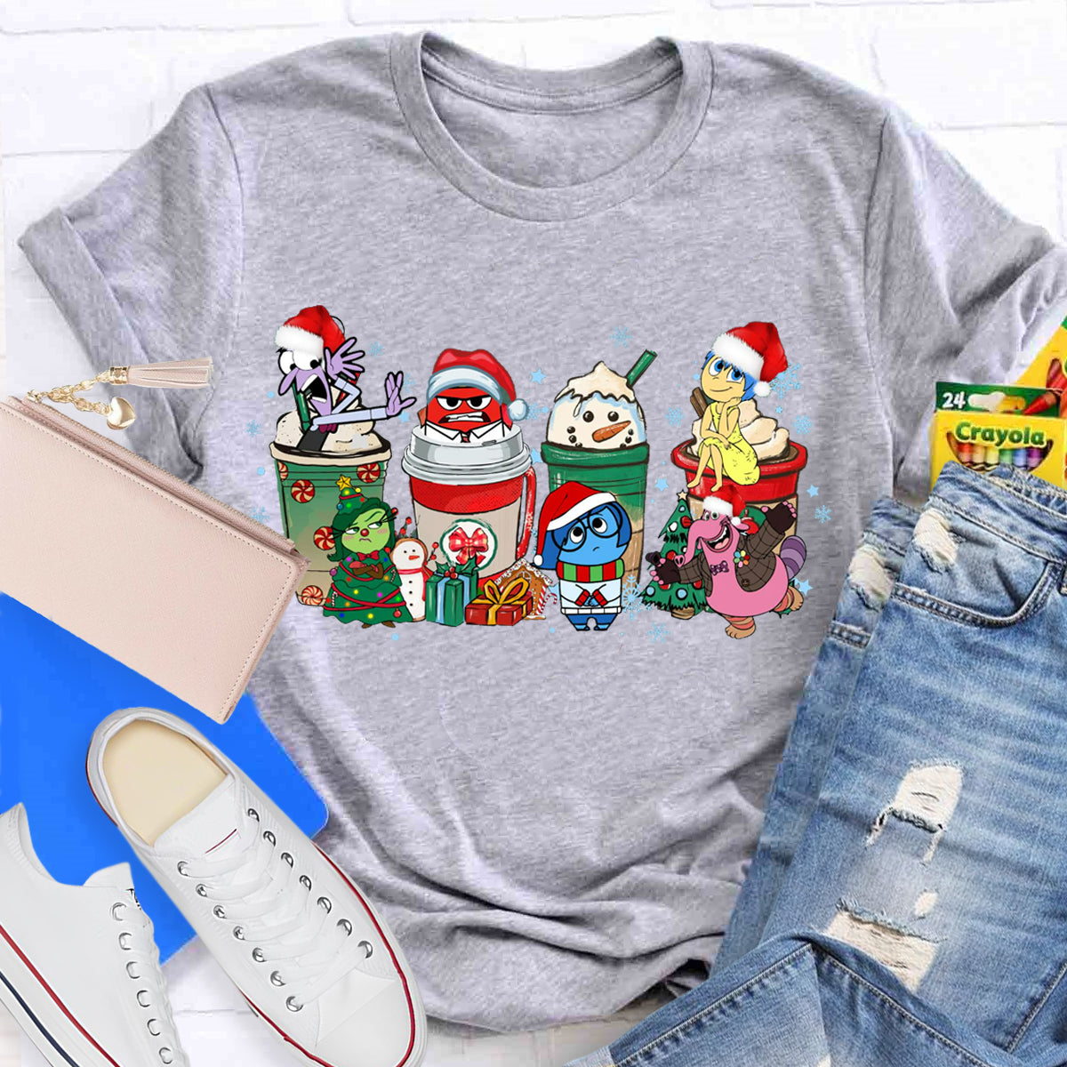 Christmas Coffee With Bright Feels T-Shirt