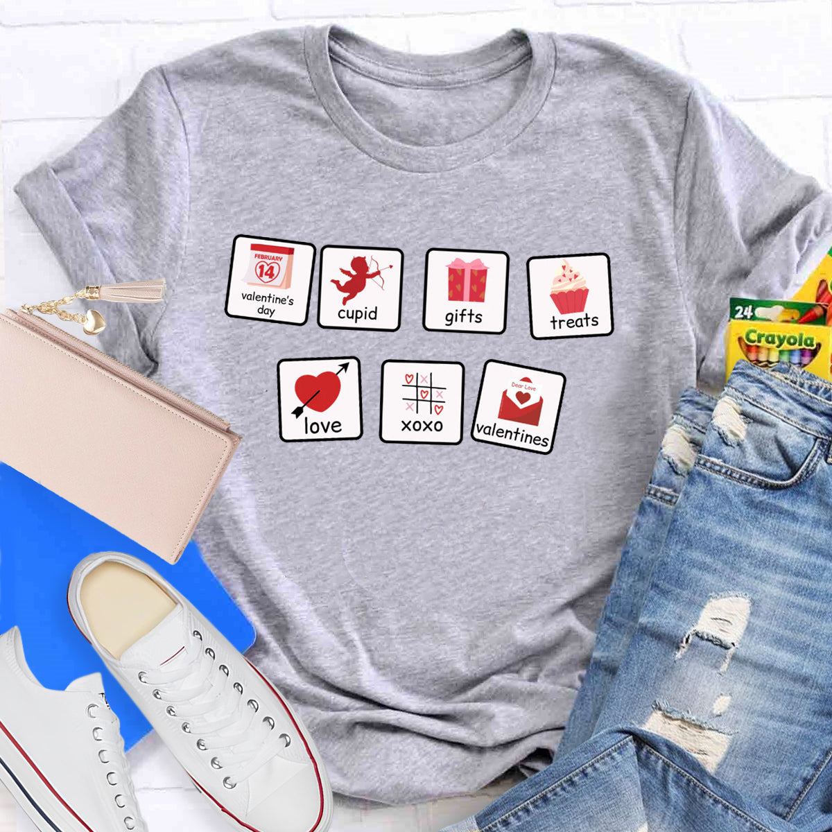 Cupid Gifts Treats Love Valentines SLP Teacher T-Shirt