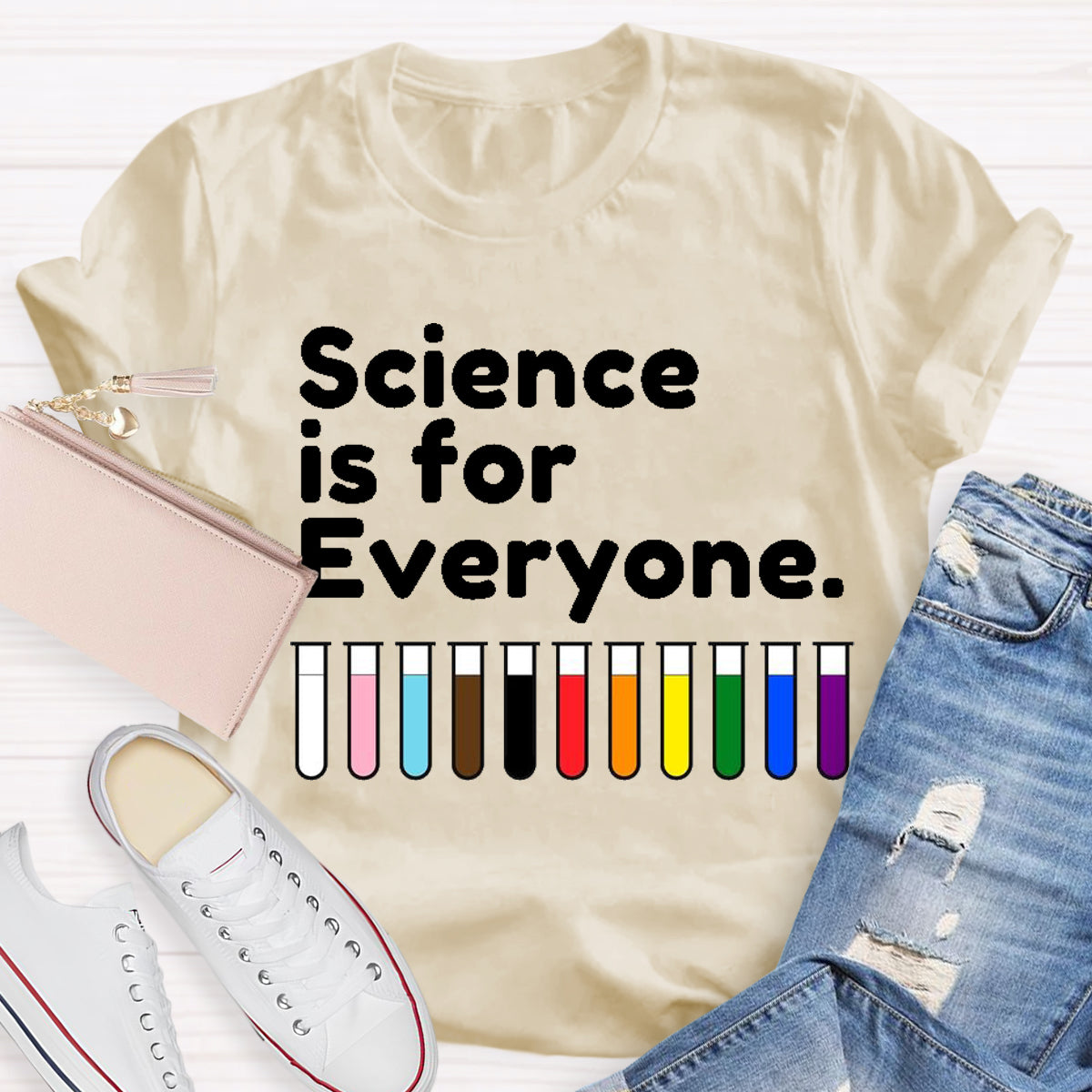 Science Is For Everyone Teacher T-Shirt