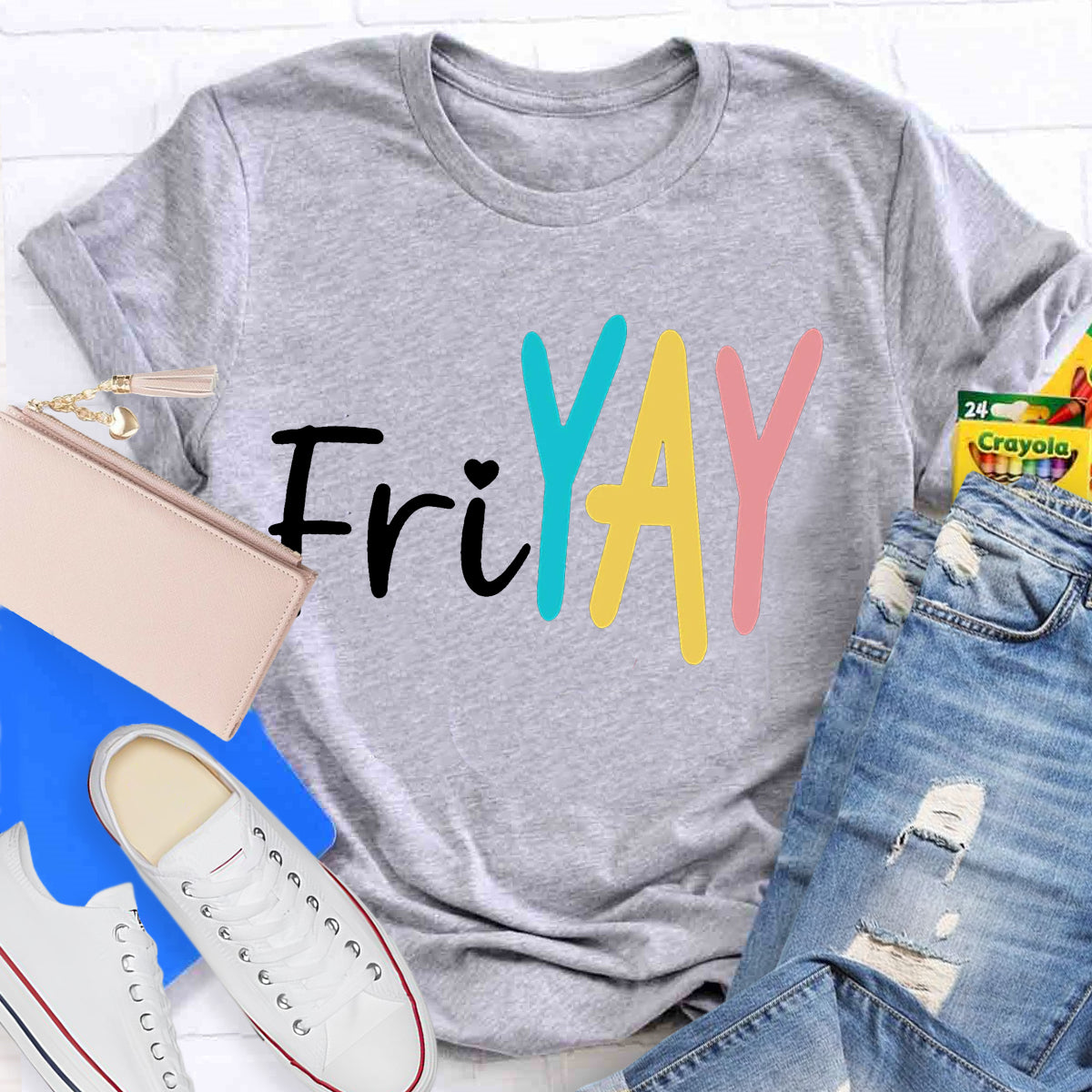 Yay Friyay Teacher T-Shirt