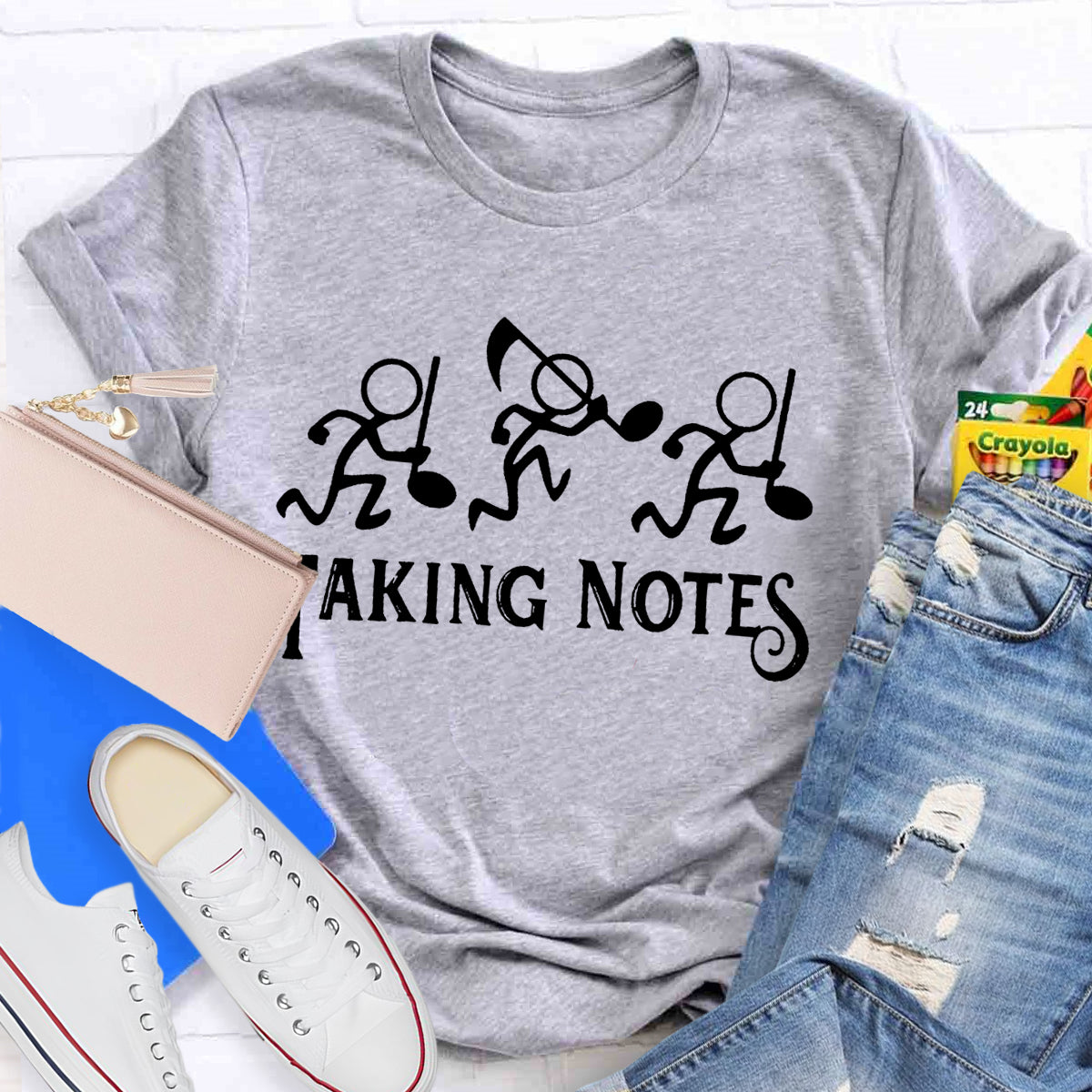 Taking Notes Music Teacher T-Shirt