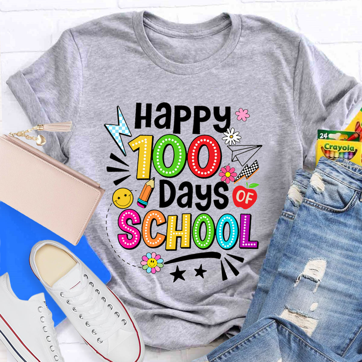 Happy 100 Days Of School T-Shirt