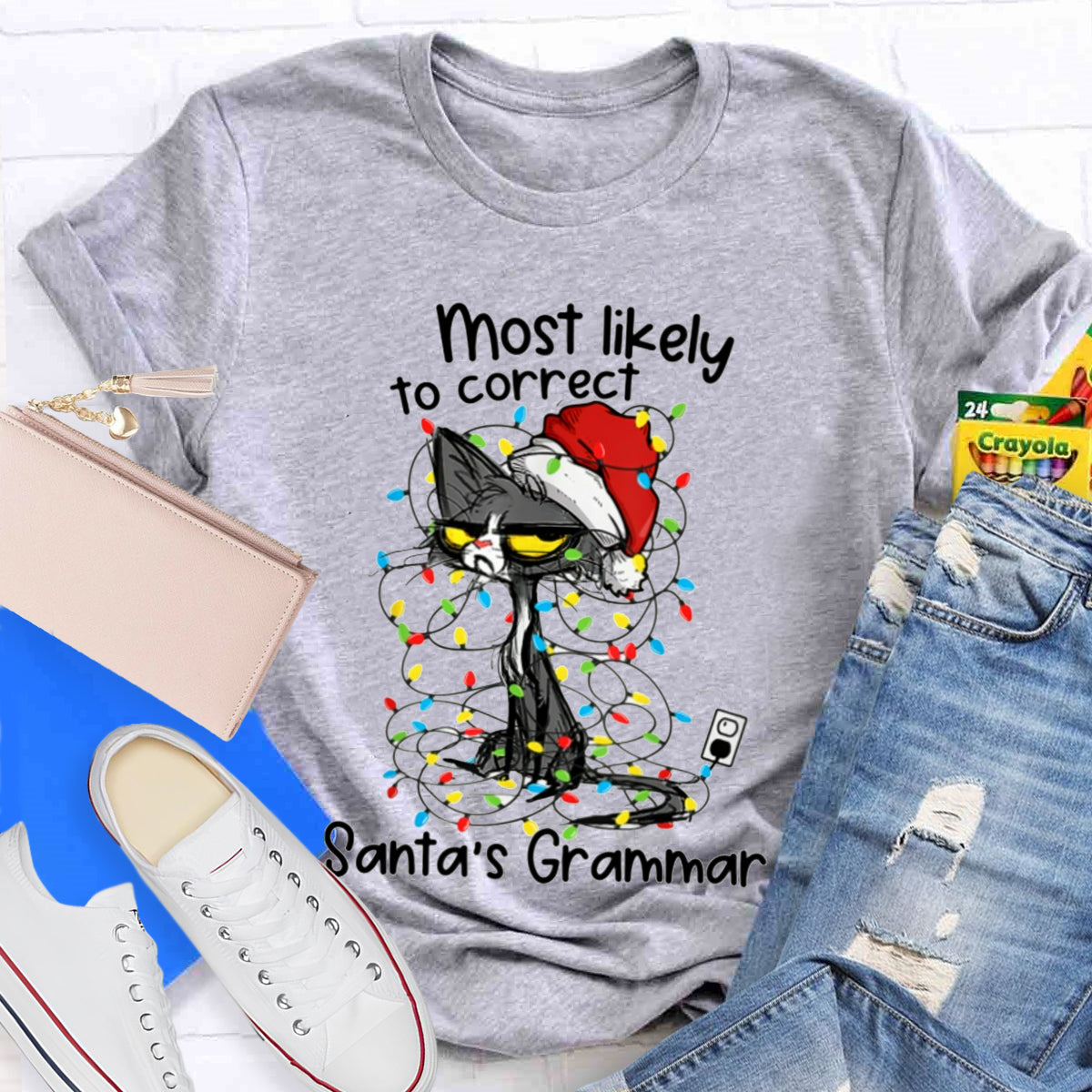 Most Likely To Correct Santa's Grammar T-Shirt