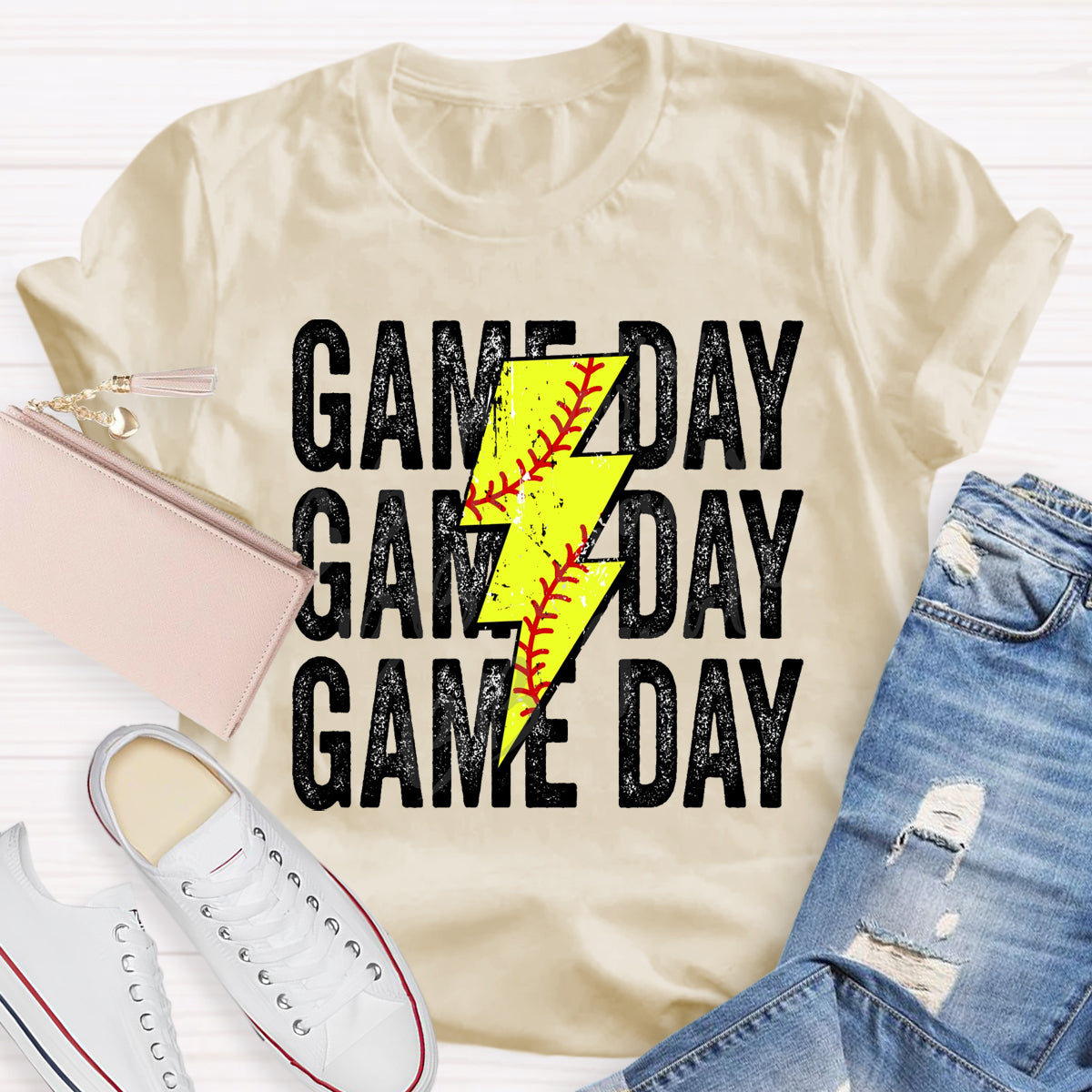 Game Day Lightning Bolt T-Shirt