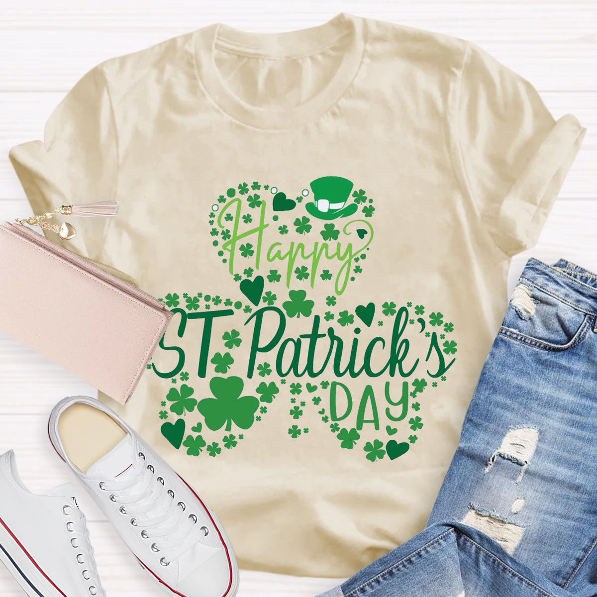 Happy St Patrick's' Day Teacher T-Shirt