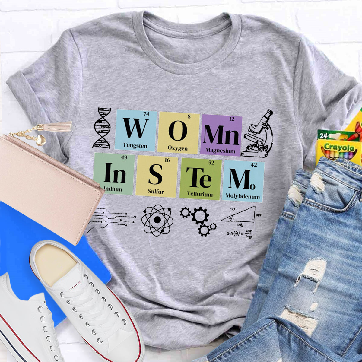 Women In Stem Teacher T-Shirt