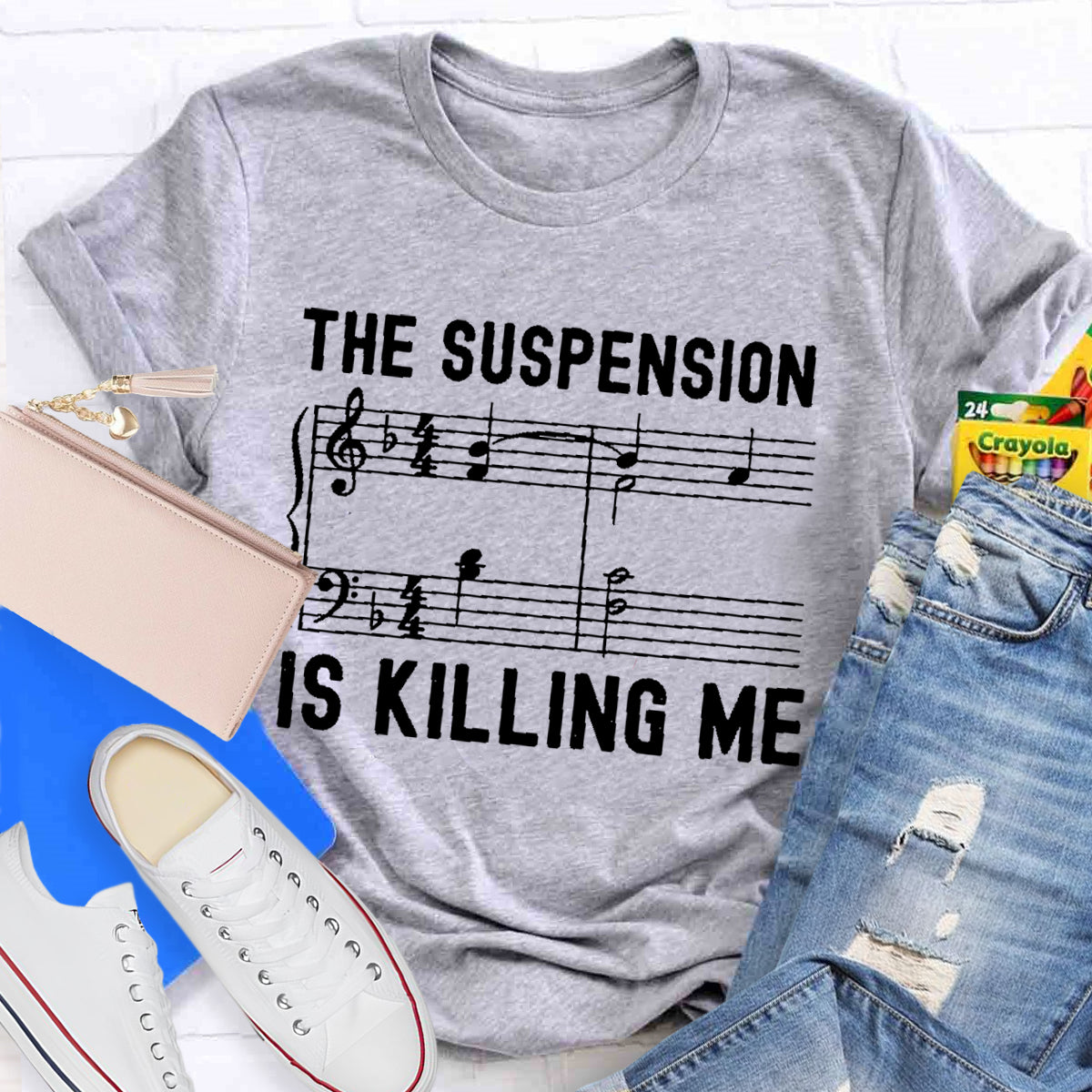 The Suspension Is Killing Me Math Teacher T-Shirt