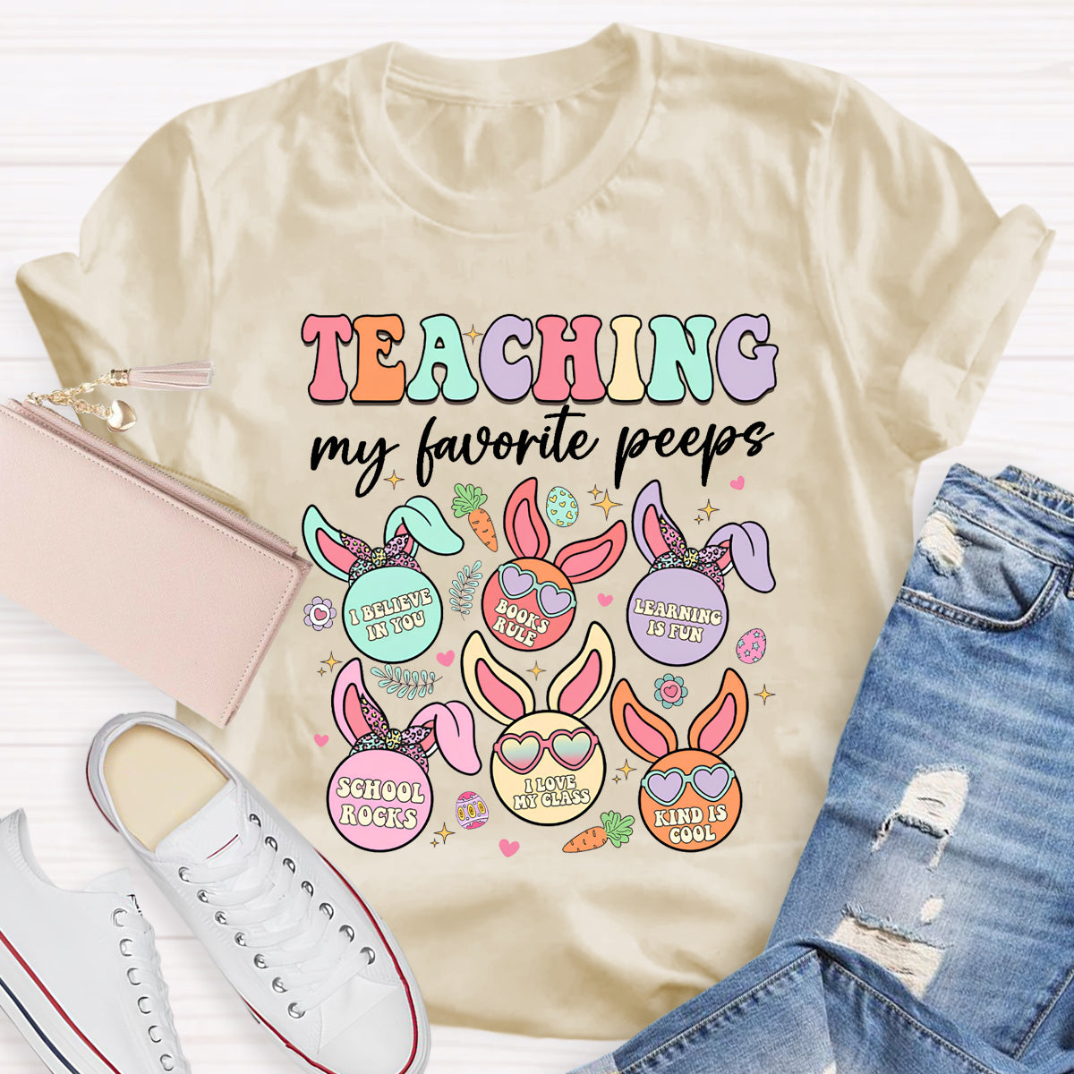 Teaching My Favorite Peeps School Rocks T-Shirt