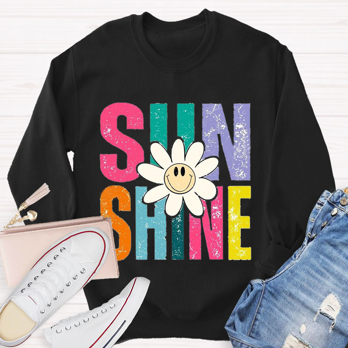 Positive Sunshine Teacher Sweatshirt