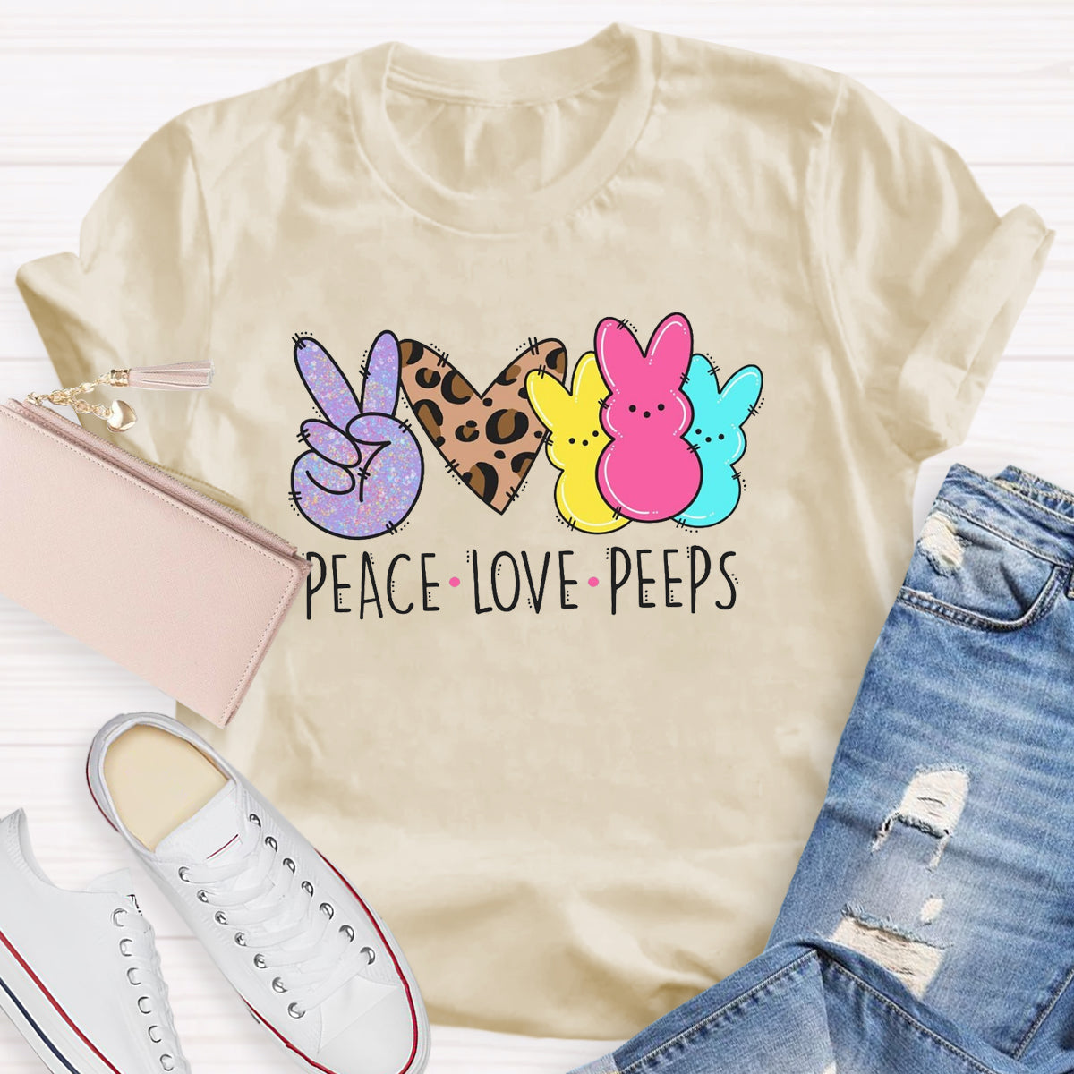 Peace Love Peeps T-Shirt