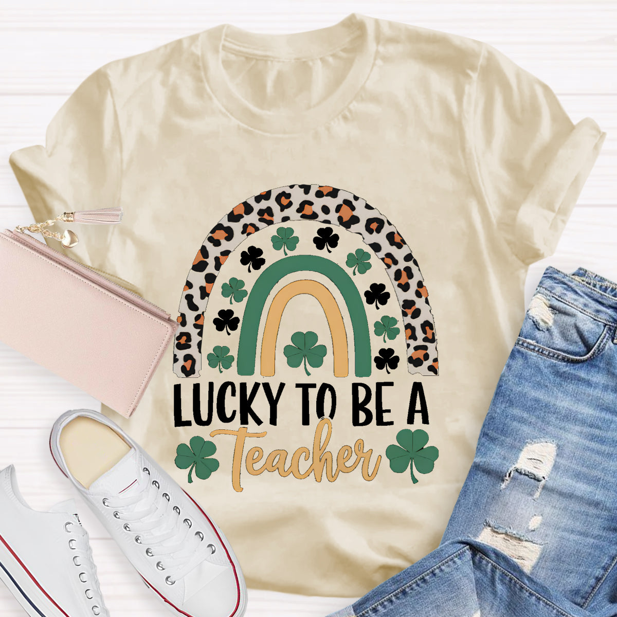 Lucky To Be A Teacher T-Shirt