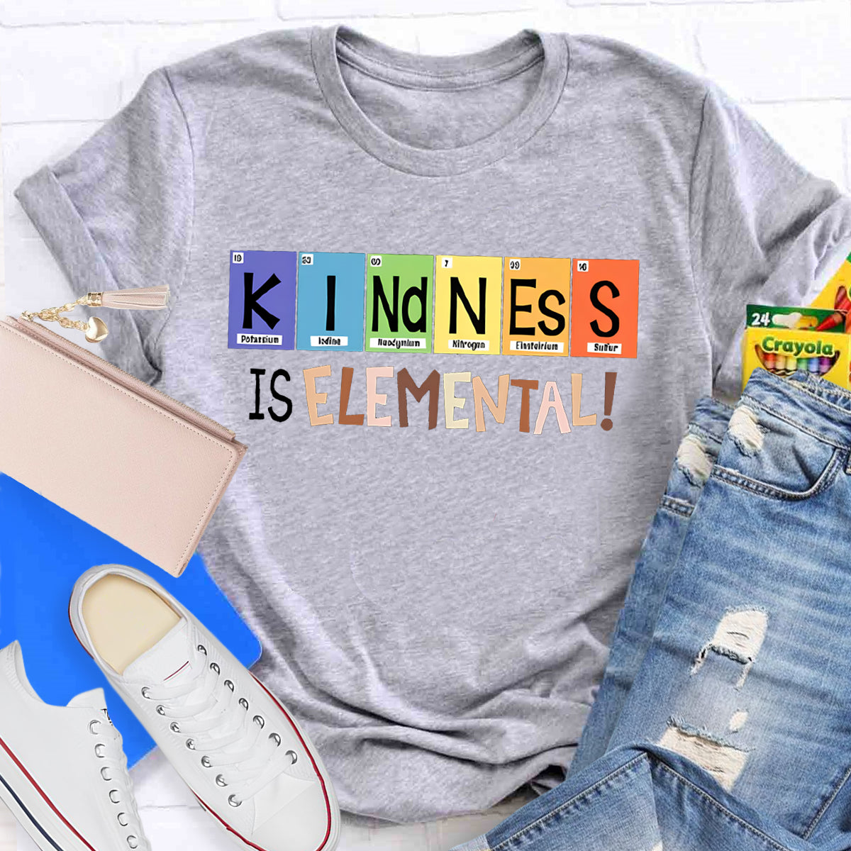 Kindness Is Elemental Teacher T-Shirt