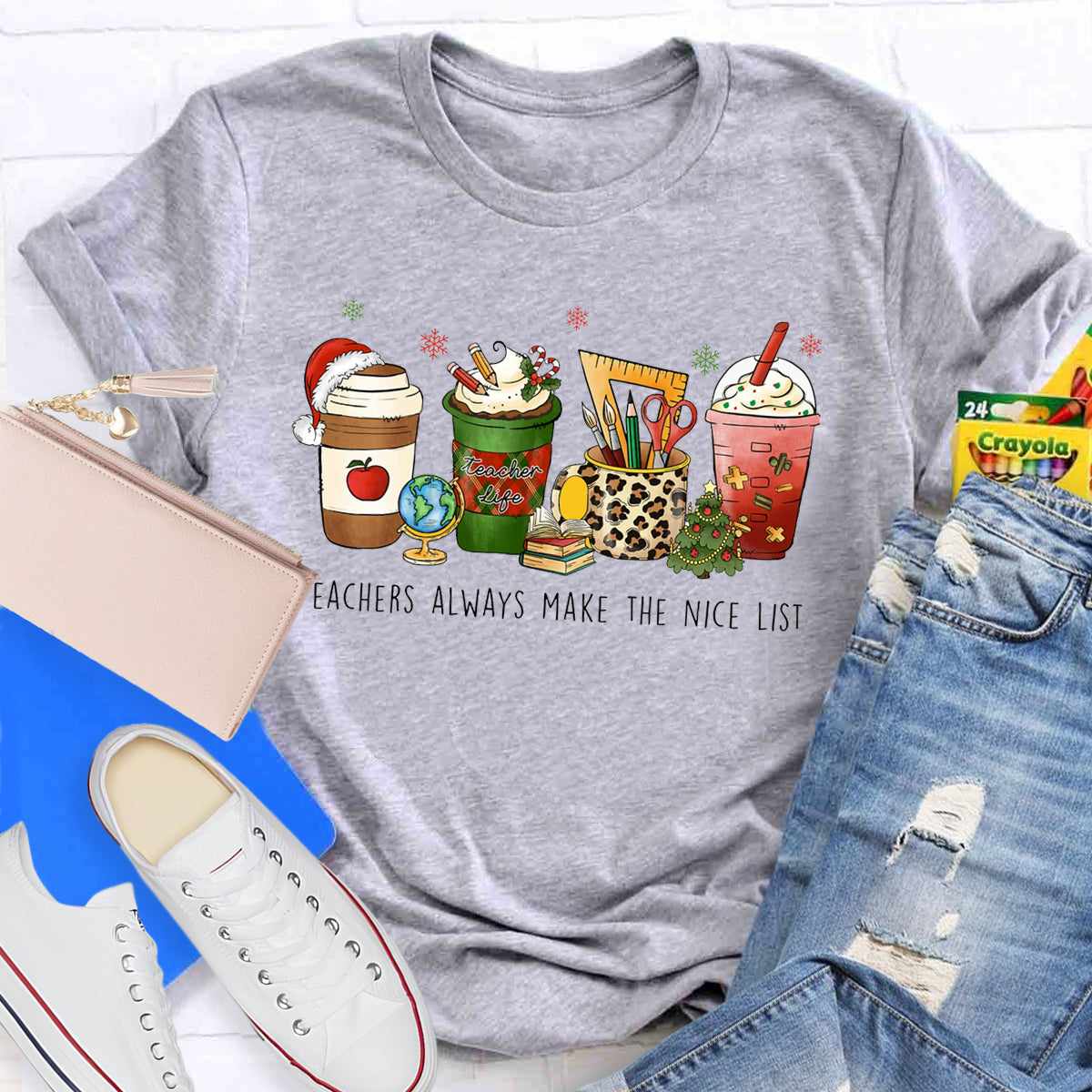 Teachers Always Make The Nice List T-Shirt