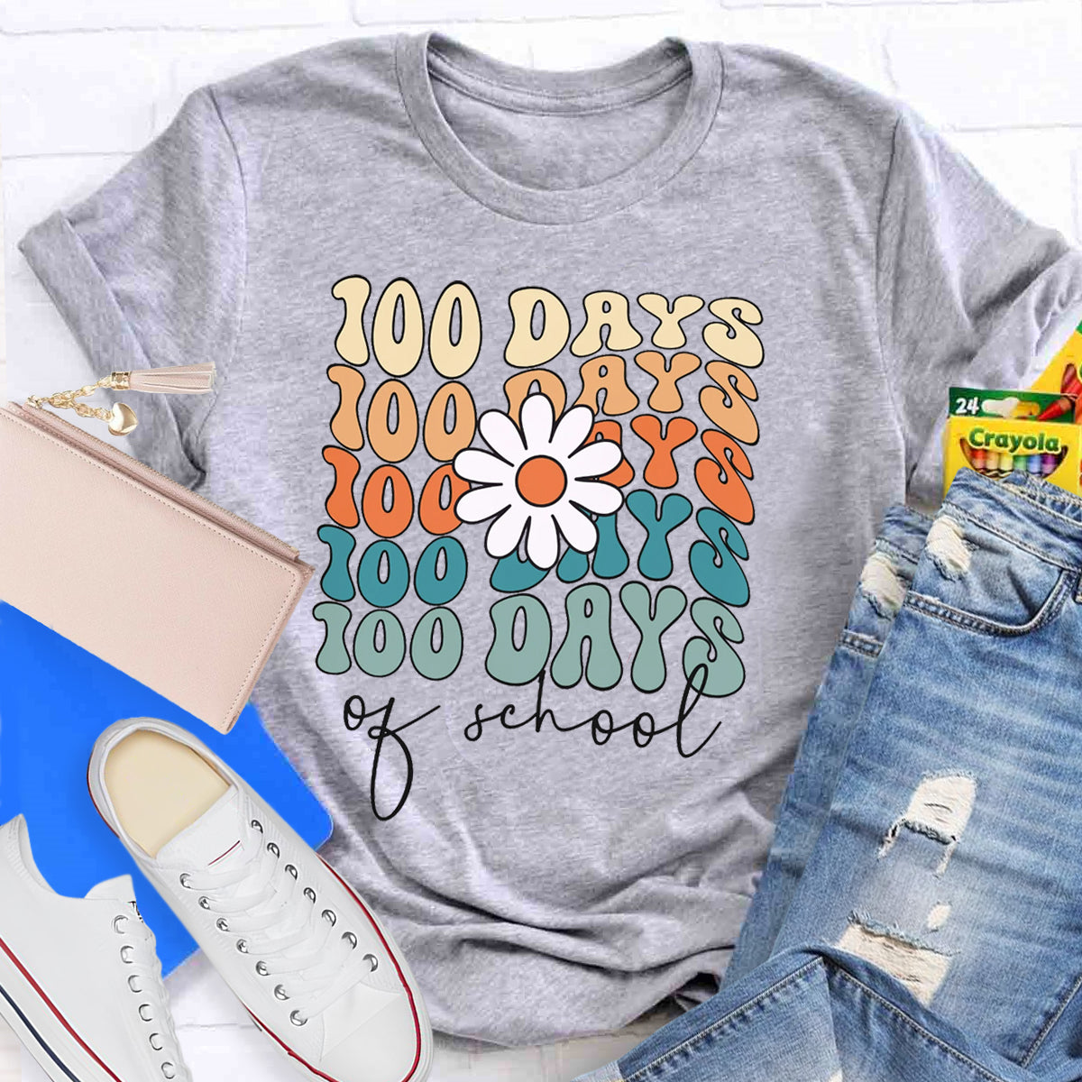 100 Days Of School Teacher T-Shirt