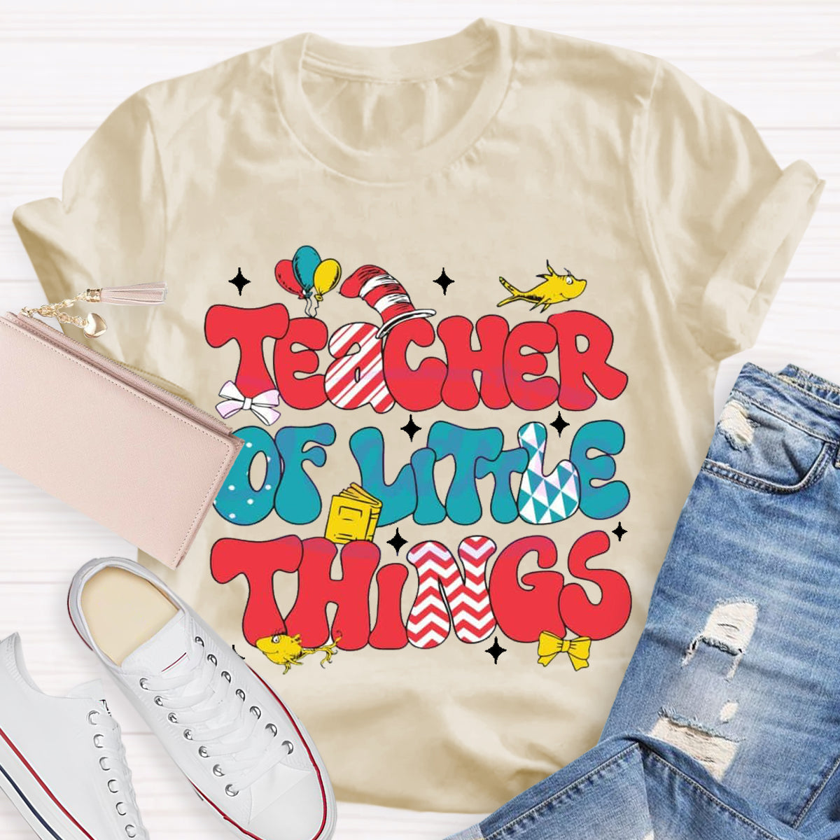 Teacher Of Little Things National Read Teacher T-Shirt