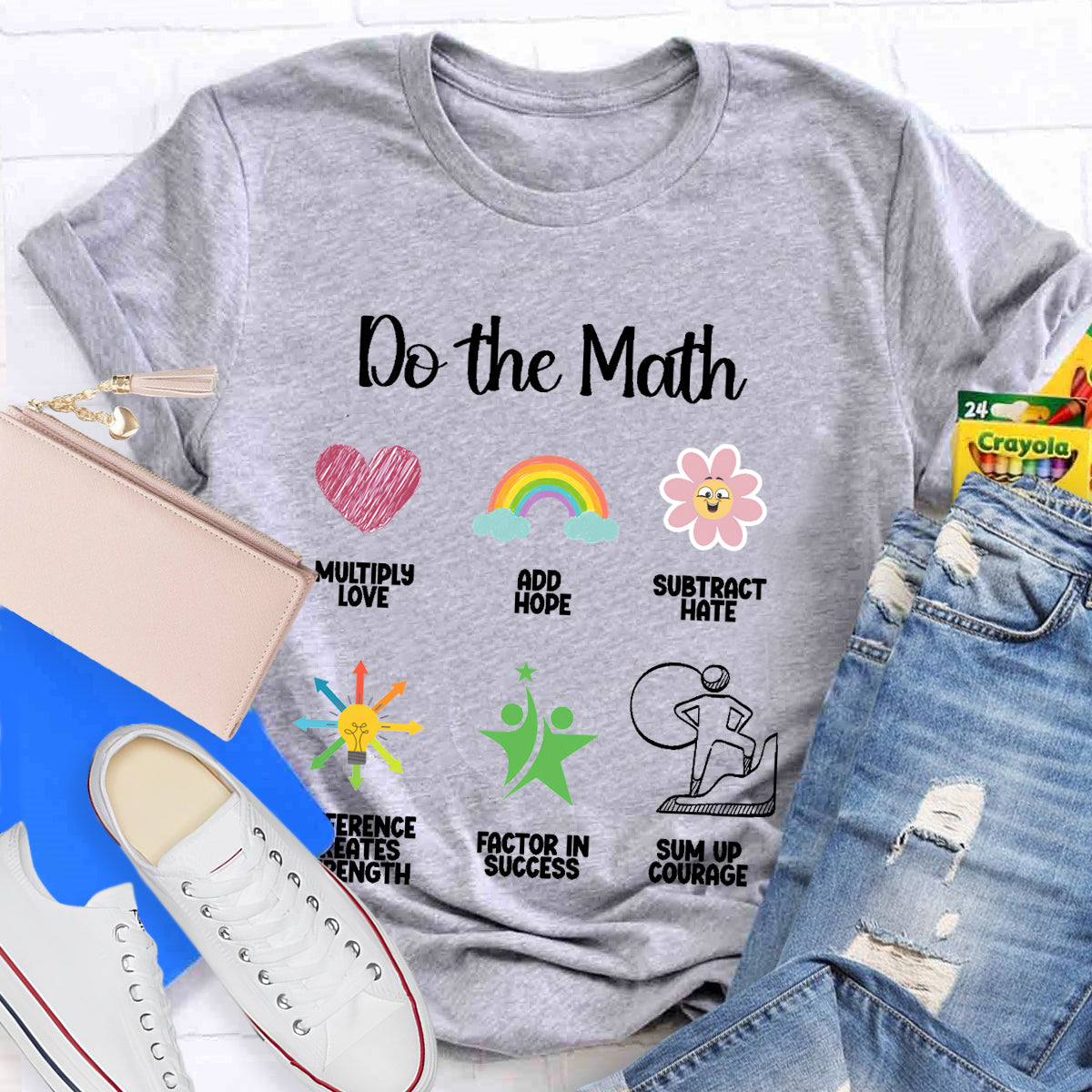 Do The Math Add Hope Math Teacher T-Shirt