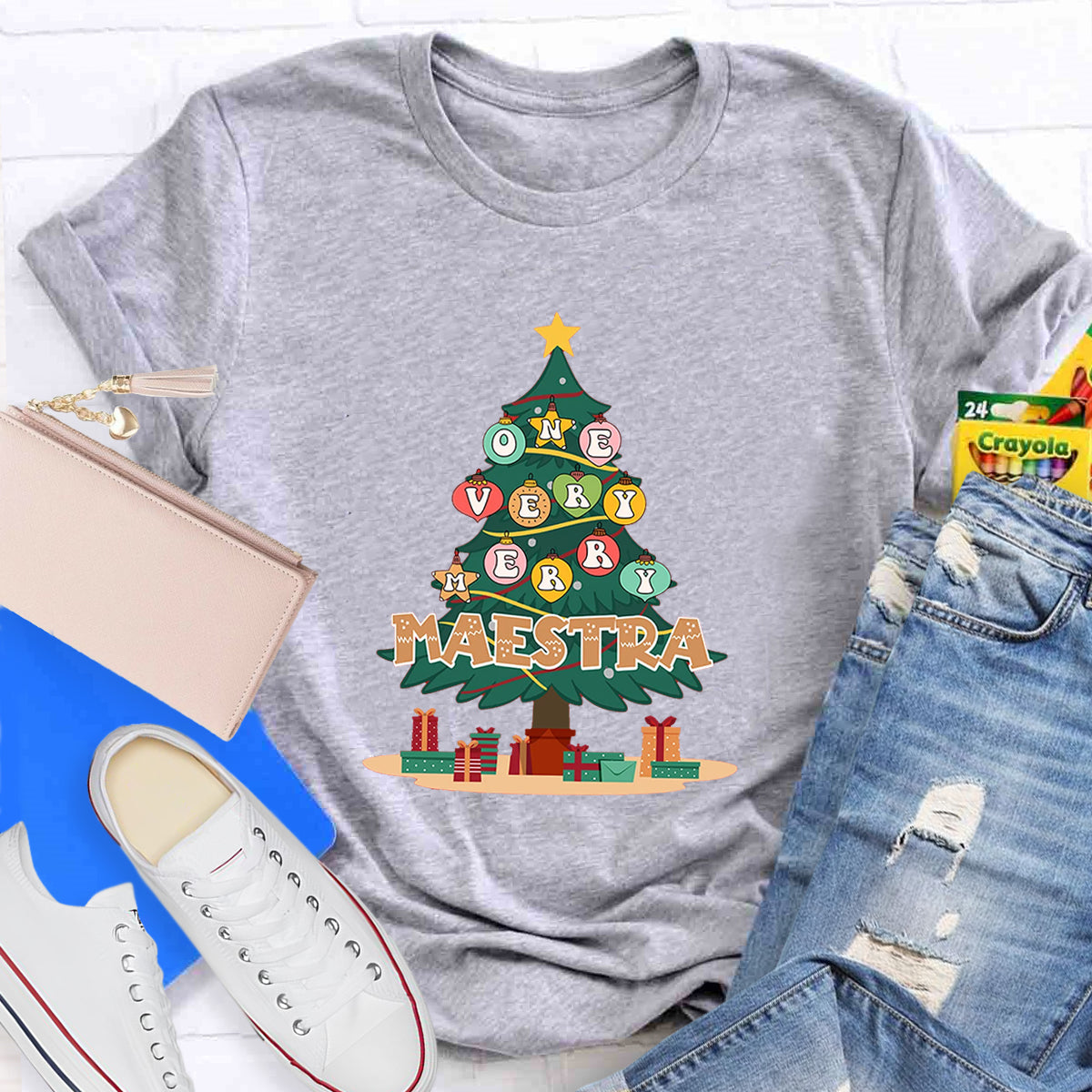 One Very Merry Maestra Teacher T-Shirt