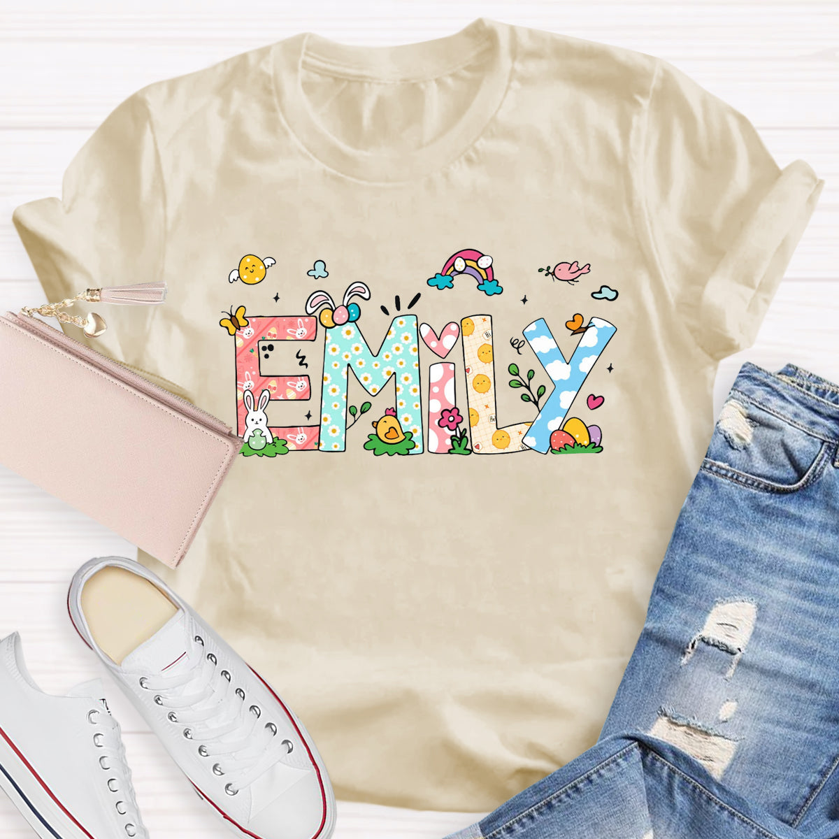 Personalized Name Easter Emily T-Shirt