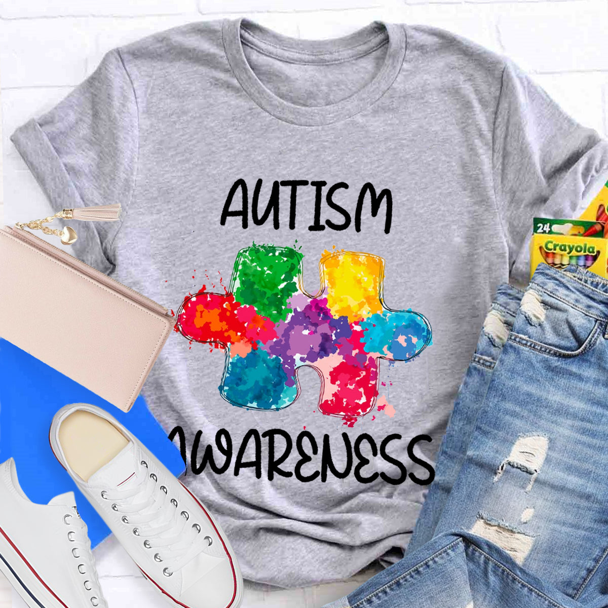 Autism Awareness Teacher T-Shirt