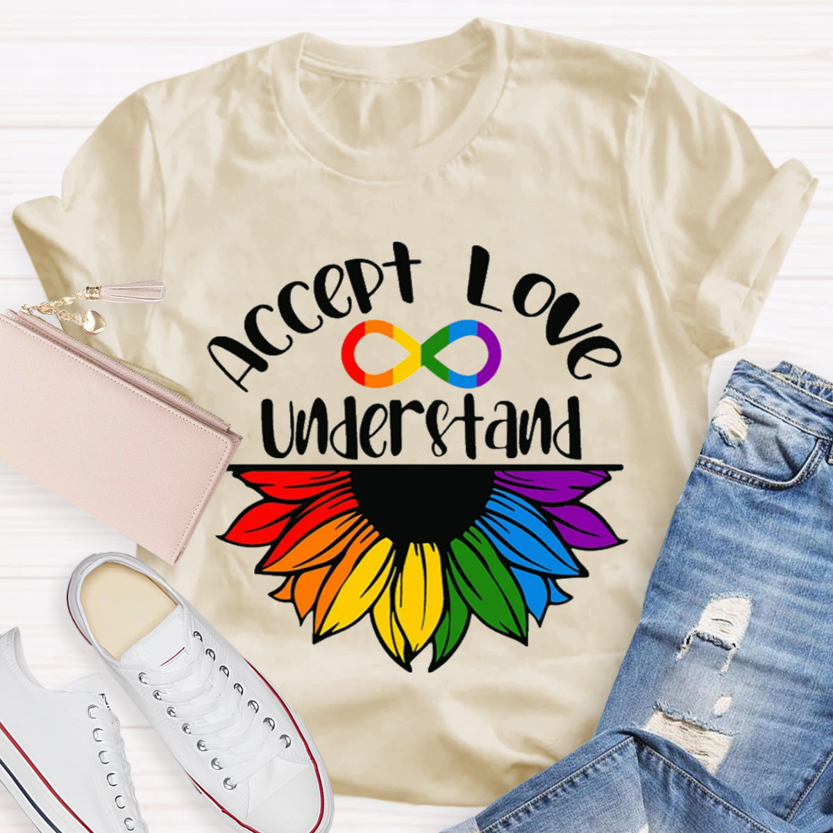 Accept Love Understand Sunflower T-Shirt