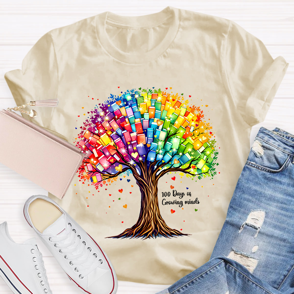 100 Days Of Growing Minds T-Shirt