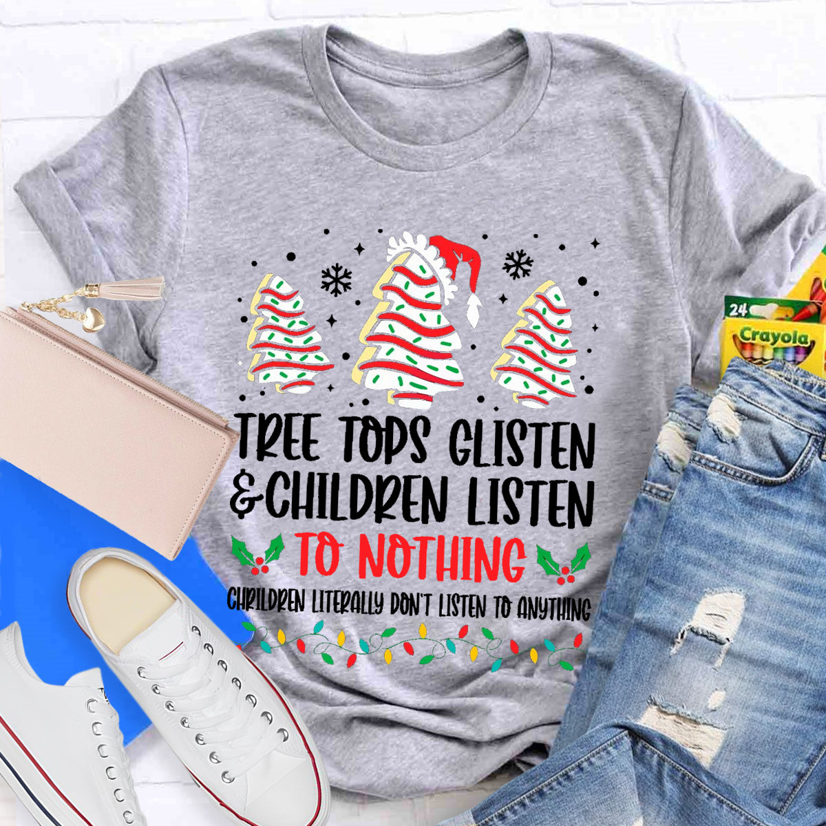 Tree Tops Glisten And Children Listen To Nothing T-Shirt