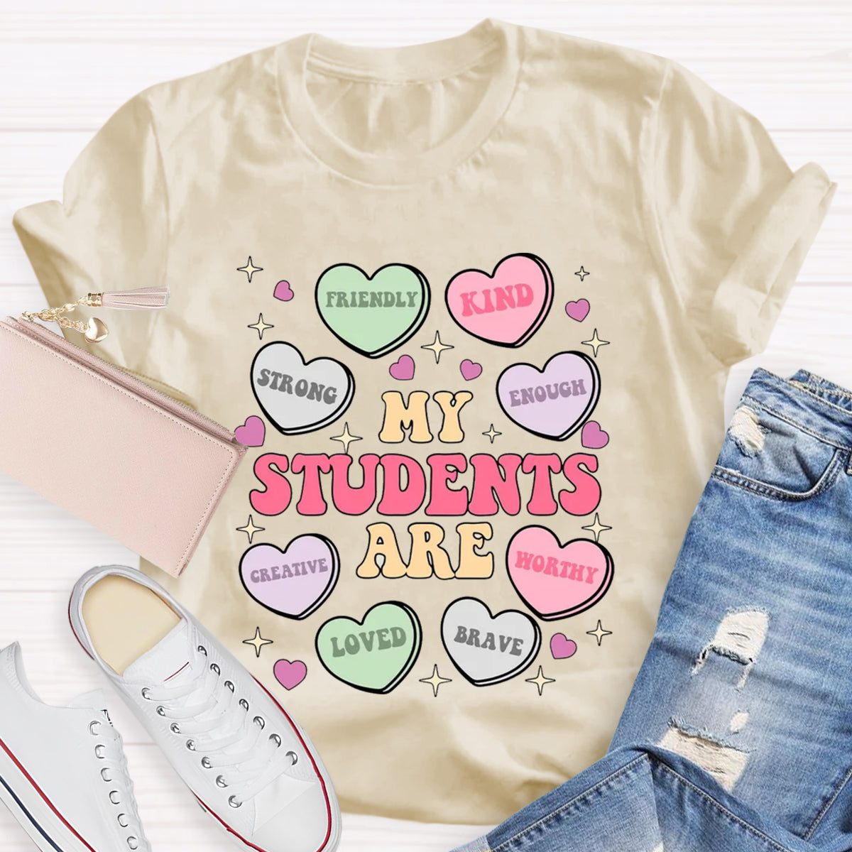 My Students Are Brave Loved Teacher T-Shirt