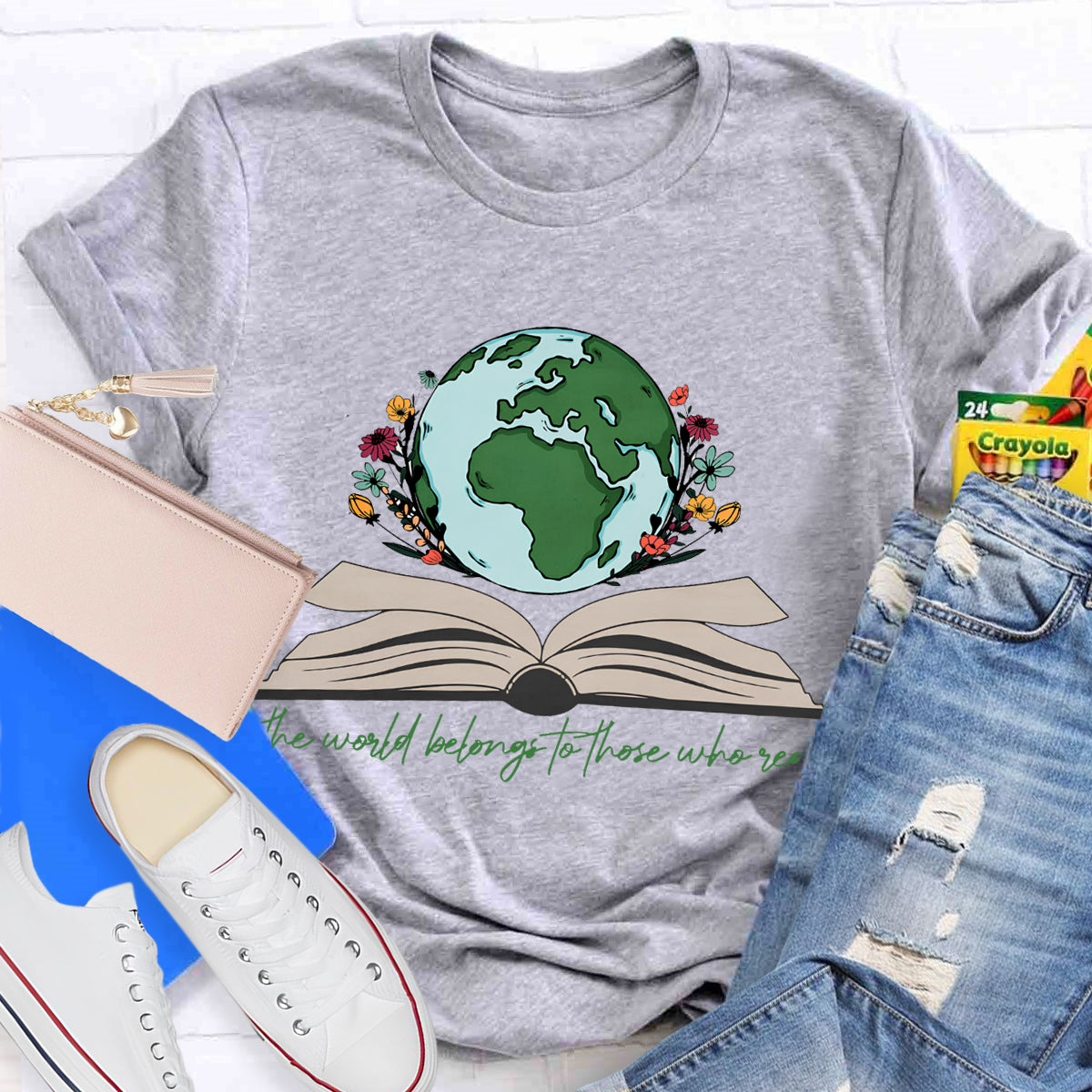 The World Belongs To Those Who Read Teacher T-Shirt