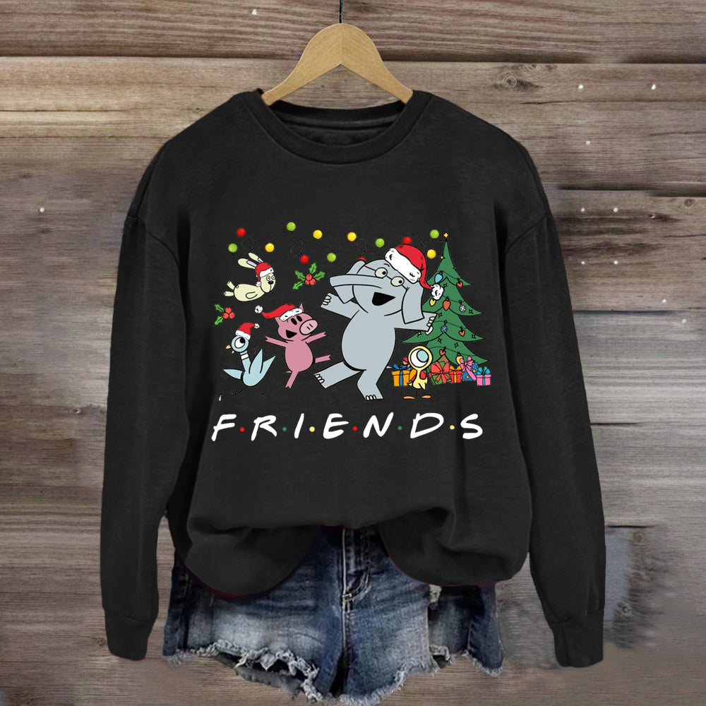 Friends Elephant And Piggie Christmas Sweatshirt