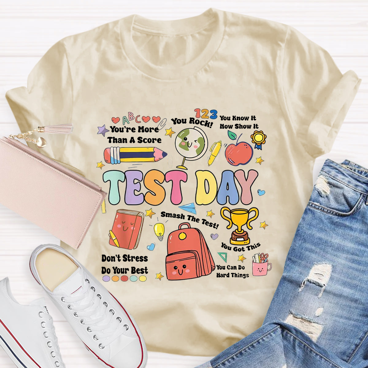 Don't Stress Do Your Best Test Day T-Shirt