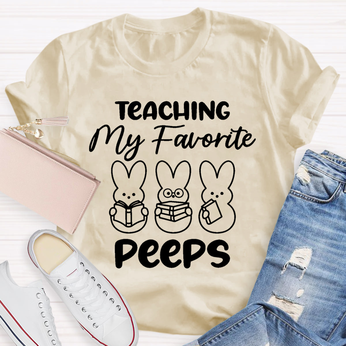 Teaching My Favorite Peeps Teacher T-Shirt