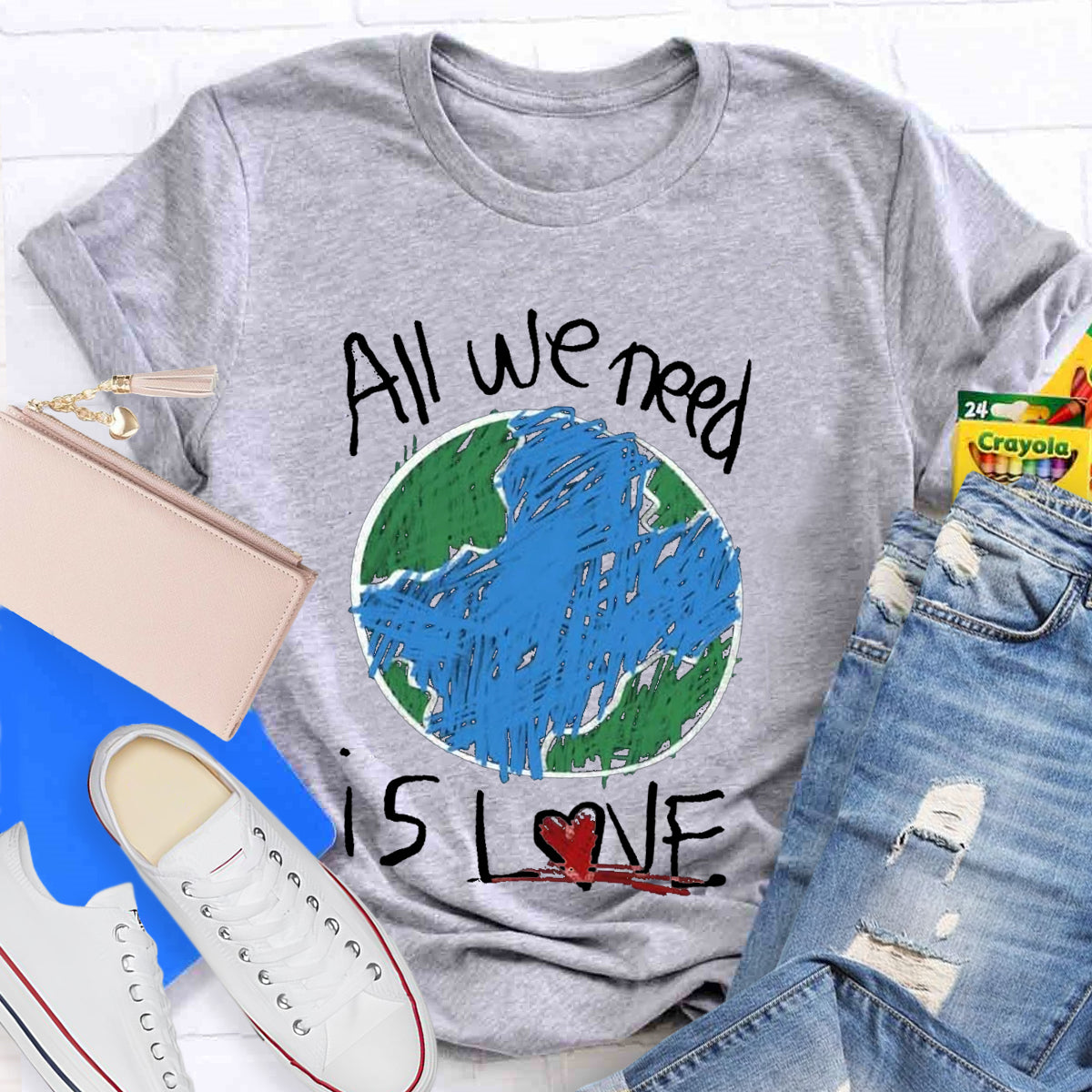 All We Need Is Love Teacher T-Shirt