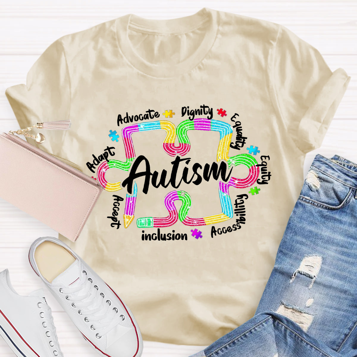 Autism Pencil Special Education T-Shirt