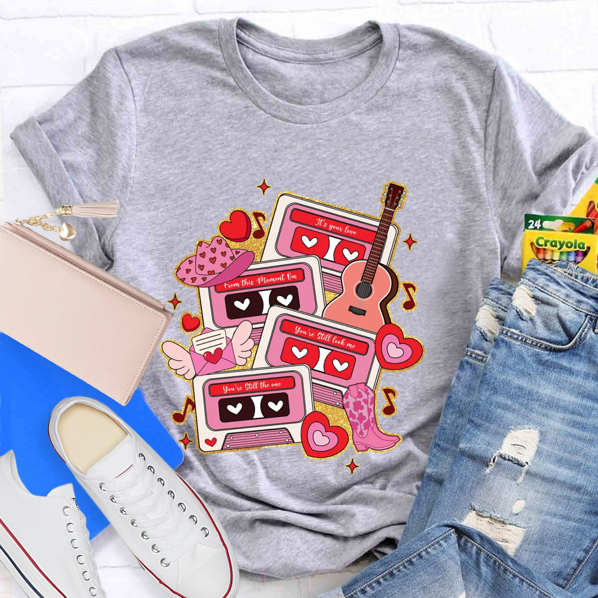 Valentine's Day Country Music T-Shirt