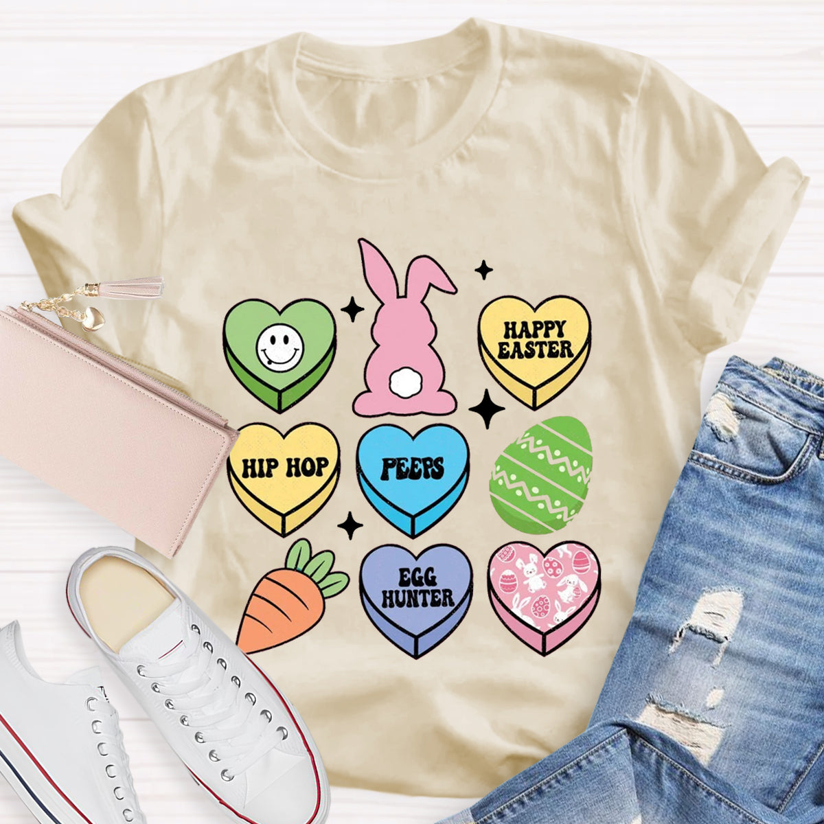 Happy Easter Cute Easter Bunny T-Shirt