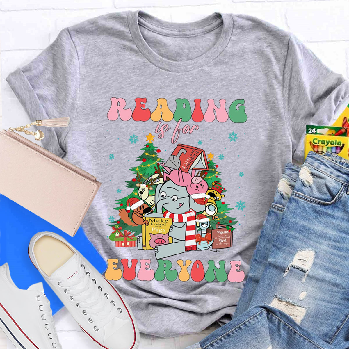 Reading Is For Everyone Teacher T-Shirt