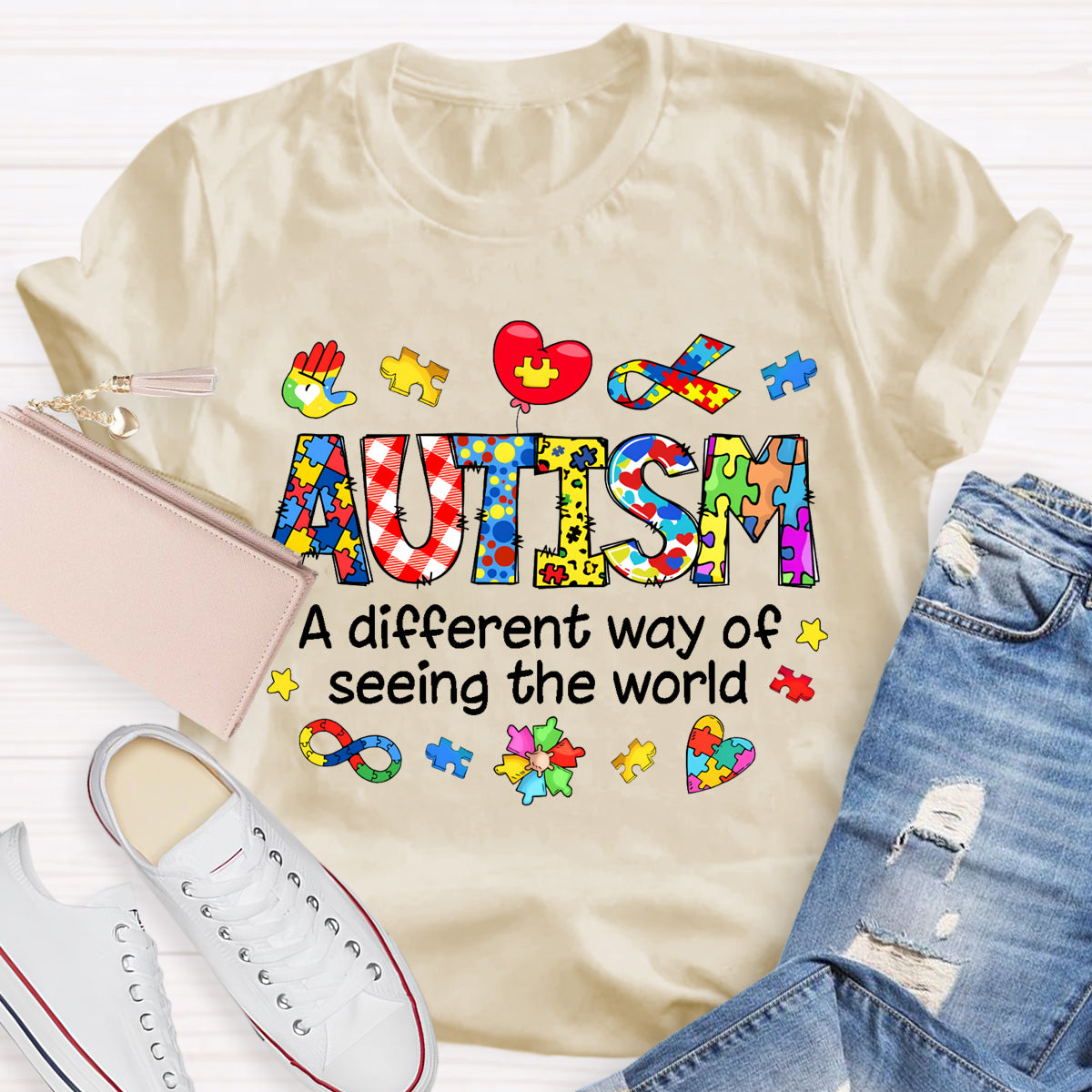 Autism A Different Way Of Seeing The World T-Shirt