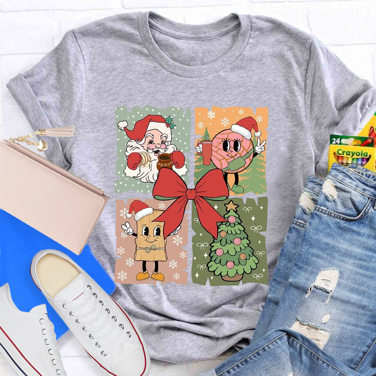 Santa Claus Christmas tree T-Shirt