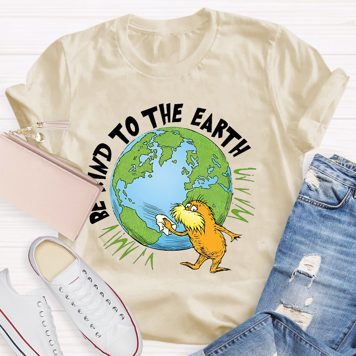 Be Kind To The Earth Teacher T-Shirt