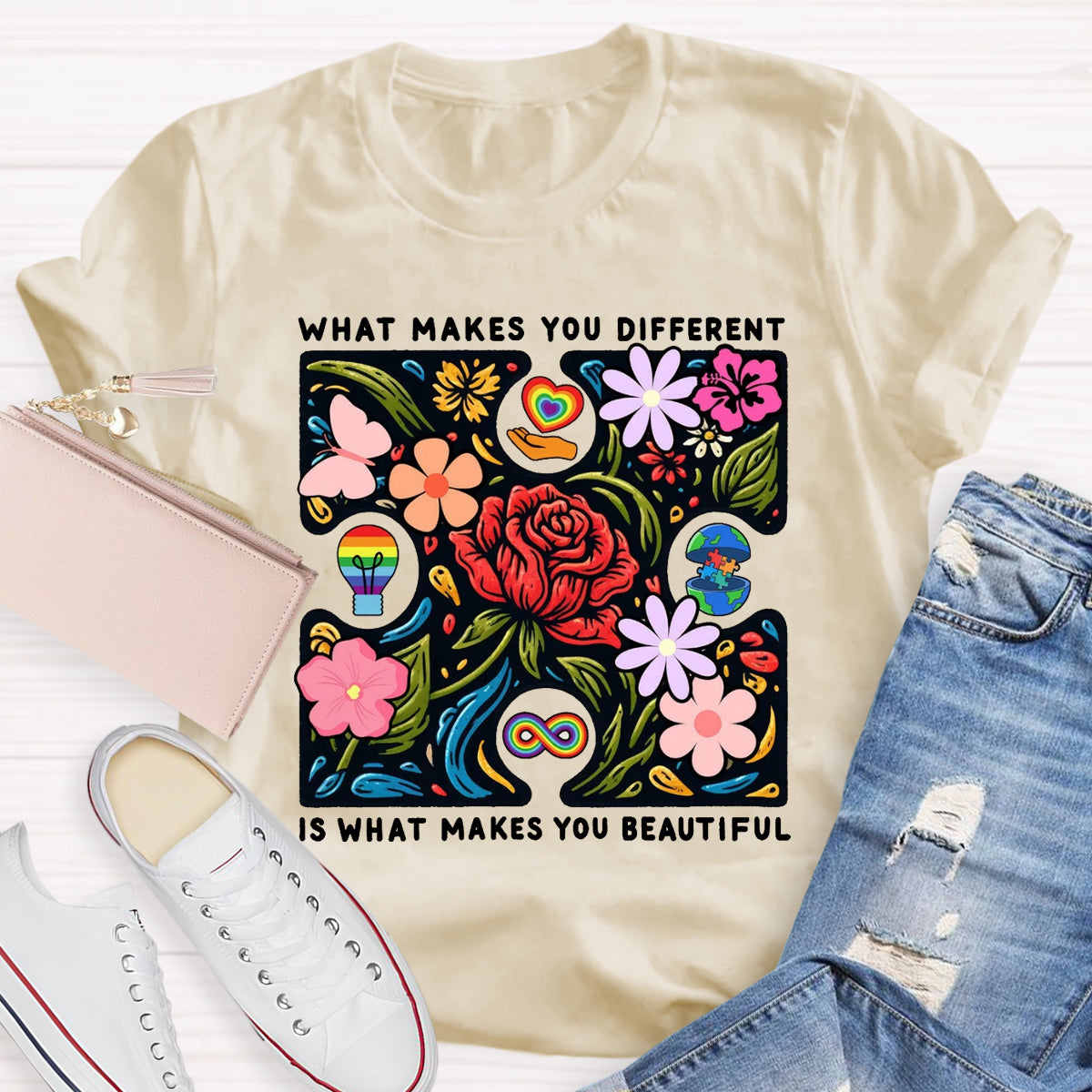 What Makes You Different Is What Make You Beautiful T-Shirt