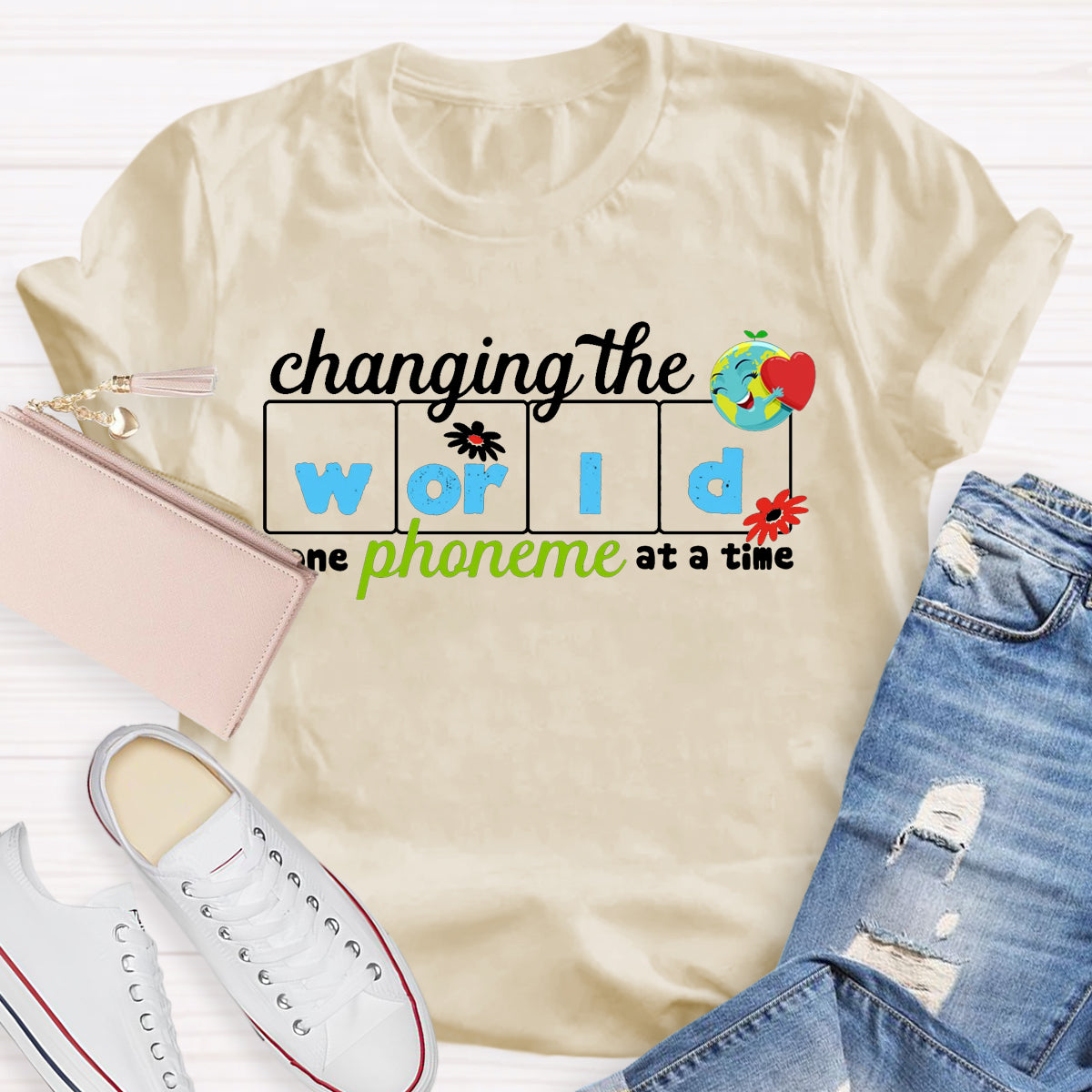 Changing The World One Phoneme At A Time Reading T-Shirt