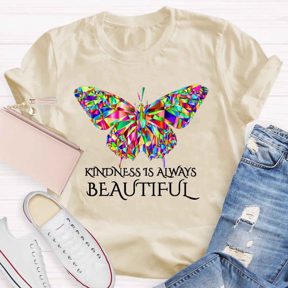 Kindness Is Always Beautiful Butterfly T-Shirt