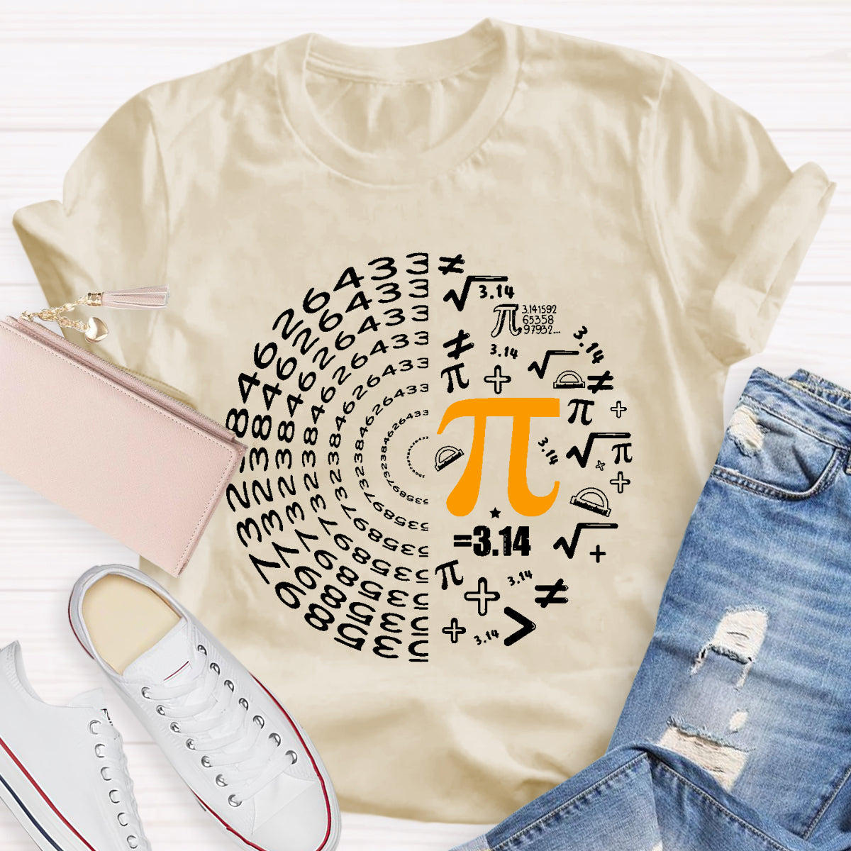 Funny Pi Day Math Teacher T-Shirt